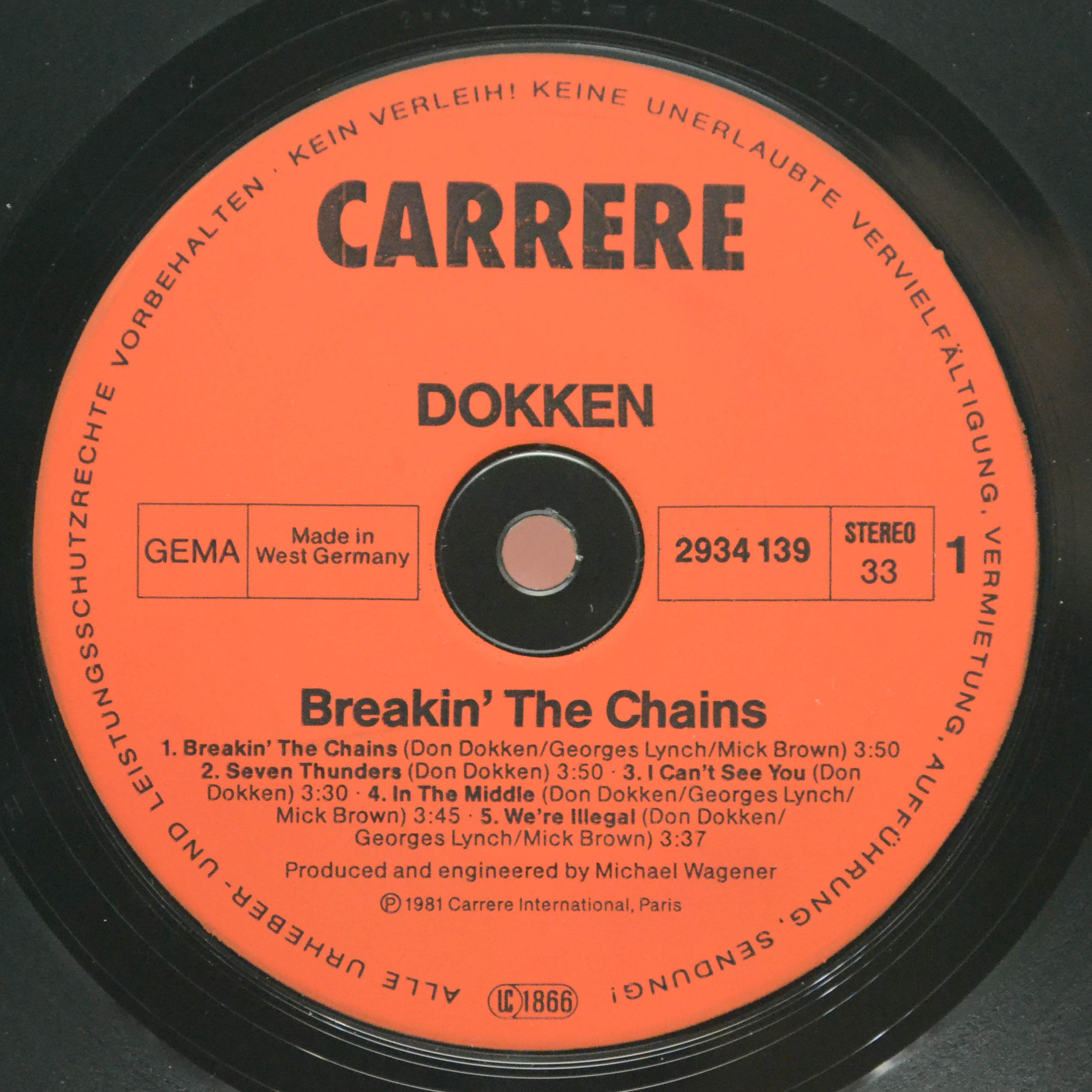 Dokken — Breakin' The Chains, 1981