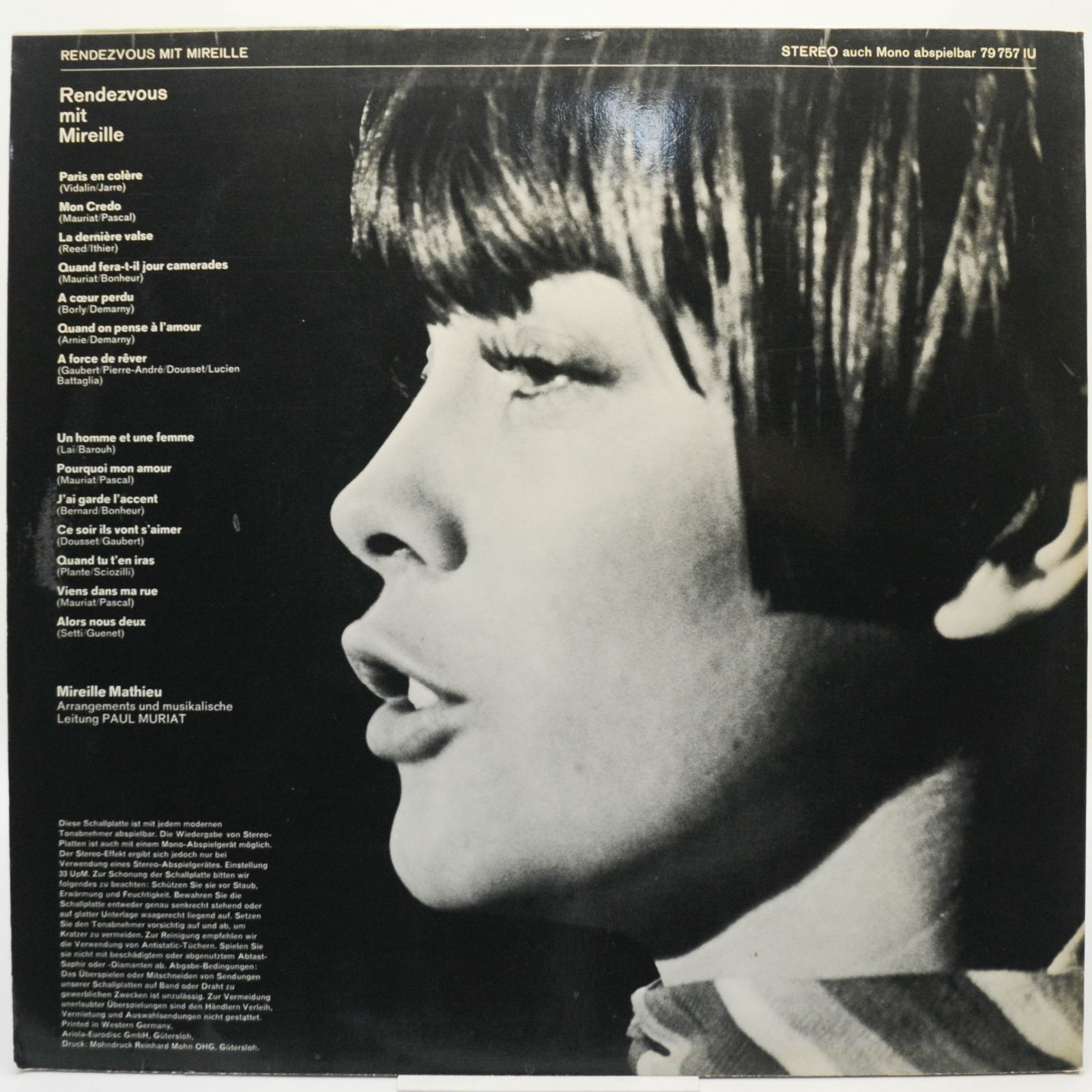 Mireille Mathieu — Rendezvous Mit Mireille, 1969