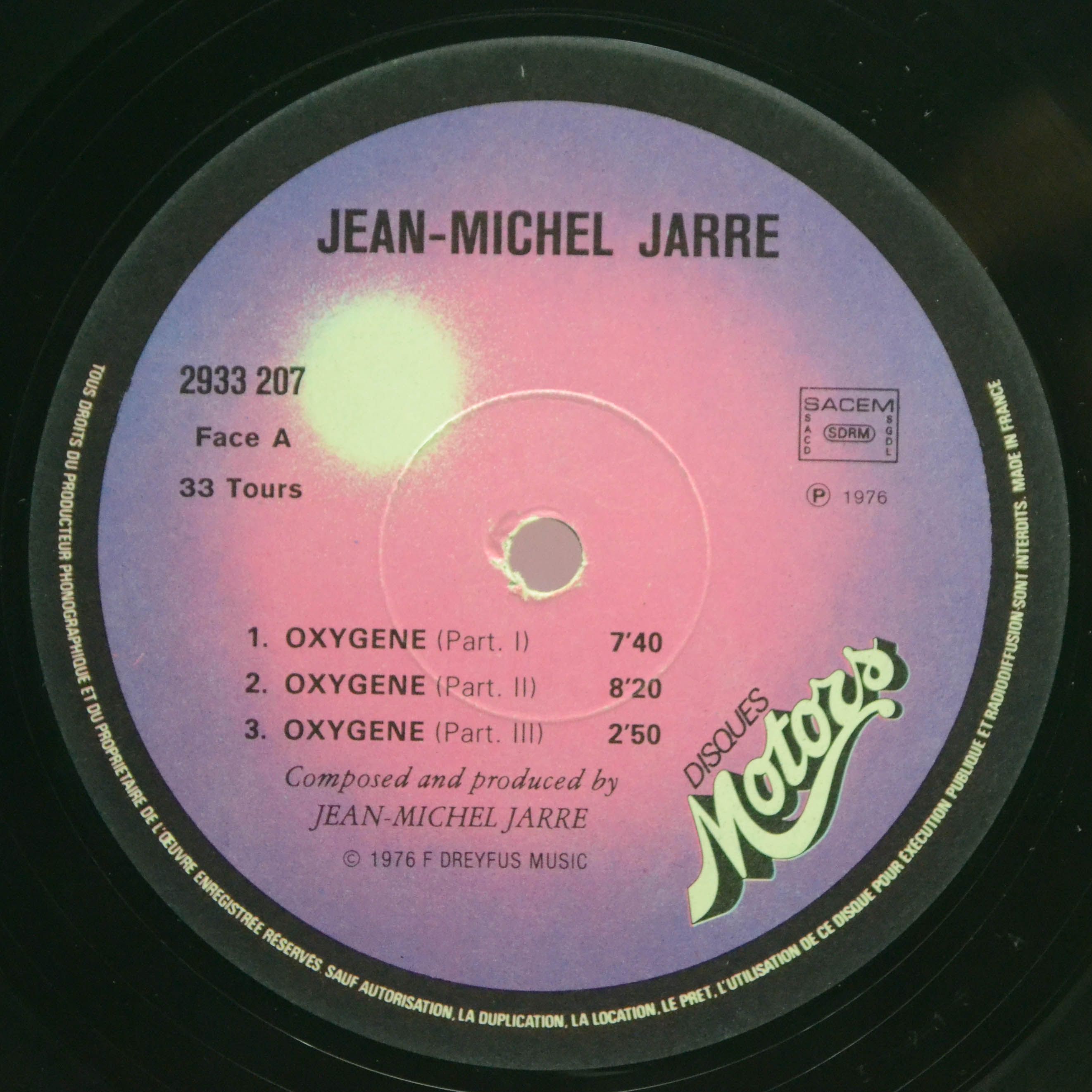 Jean Michel Jarre — Oxygene, 1976
