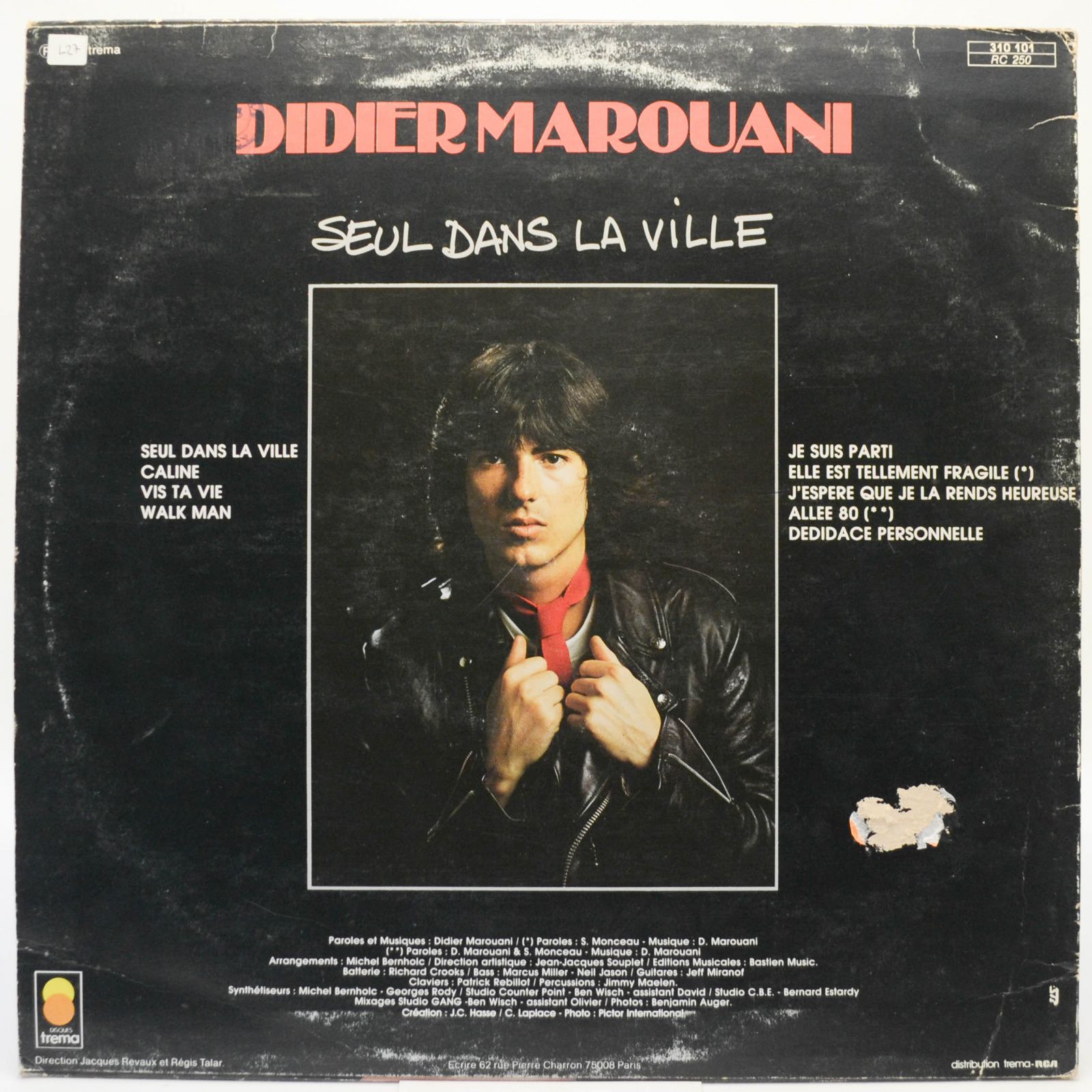 Didier Marouani — Seul Dans La Ville (France), 1981