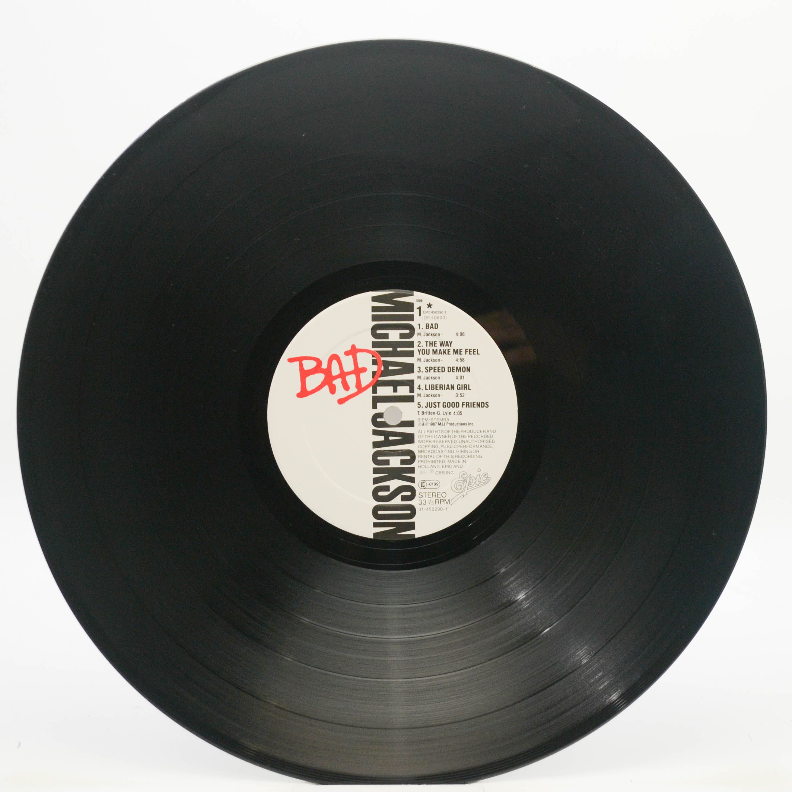 Michael Jackson — Bad, 1987