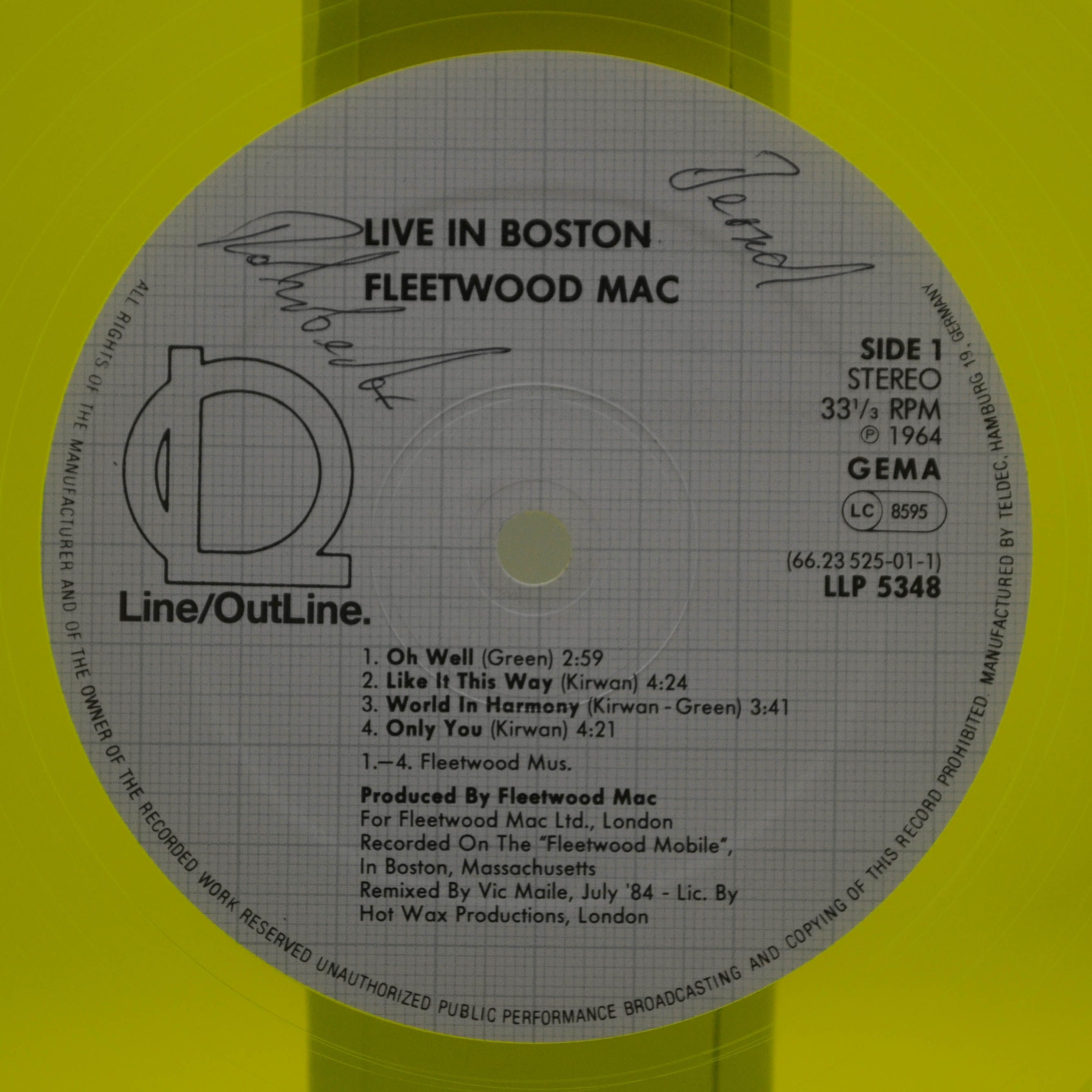 Fleetwood Mac — Live In Boston, 1984