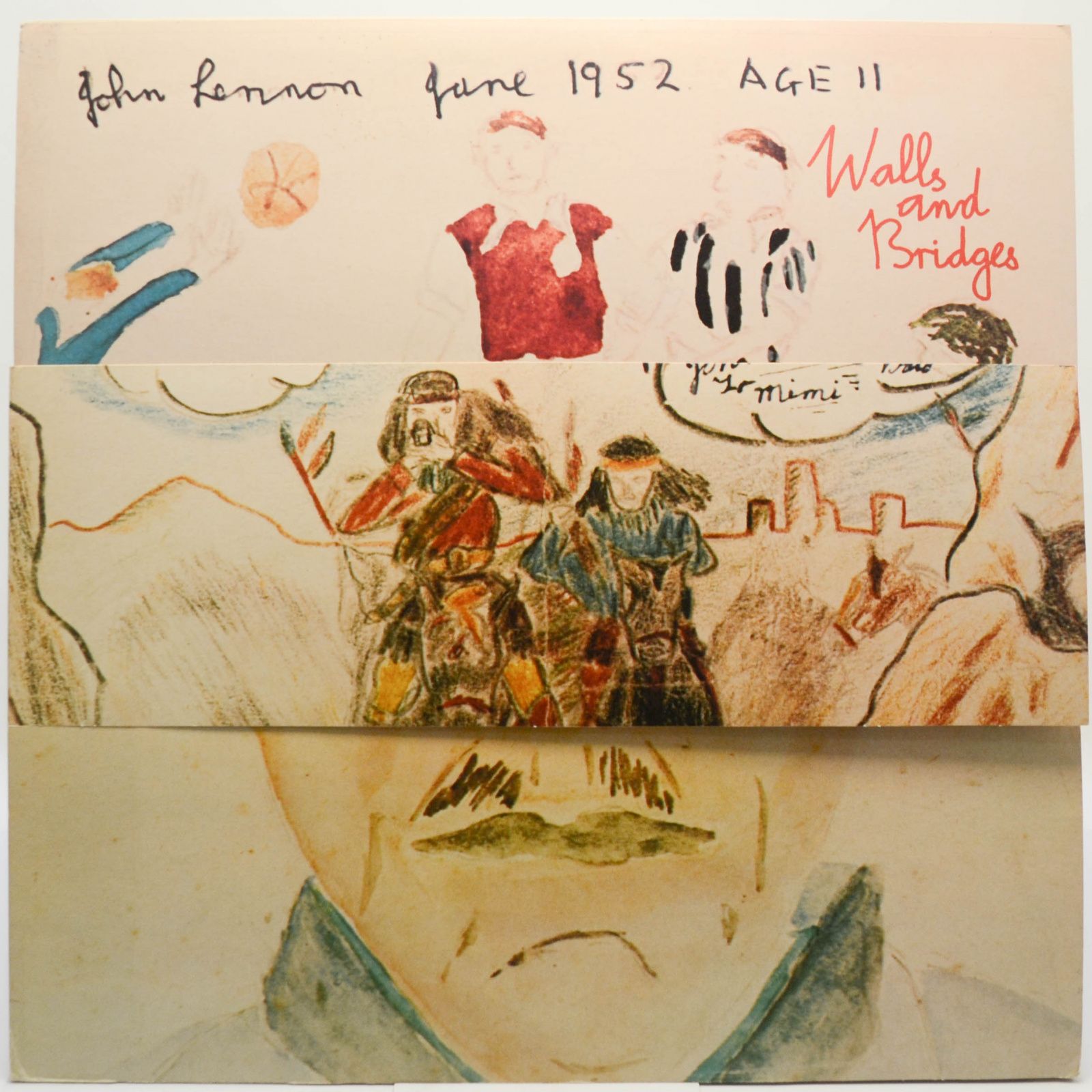 John Lennon — Walls And Bridges (1-st, UK, booklet), 1974