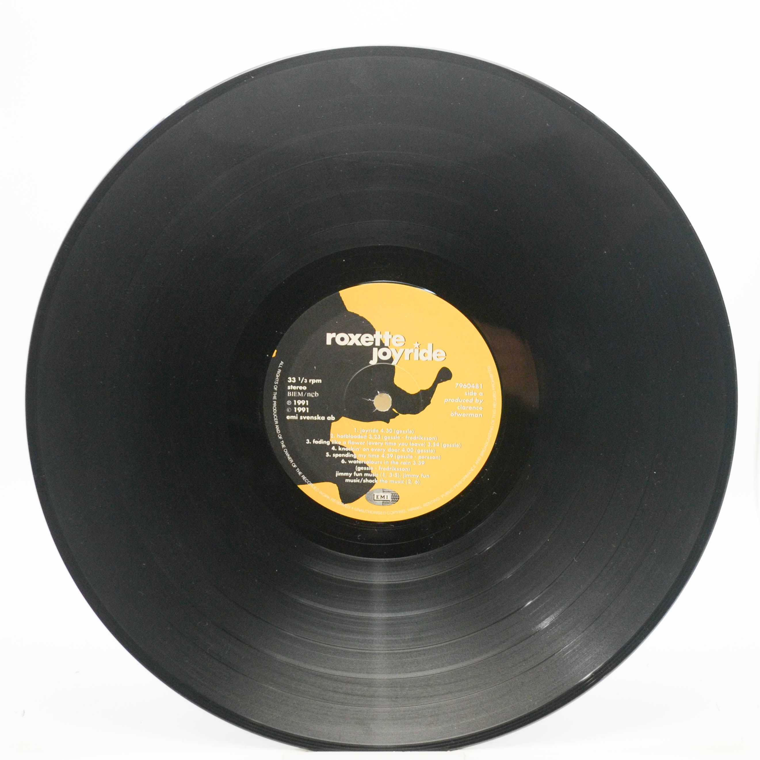 Roxette — Joyride (Sweden), 1991