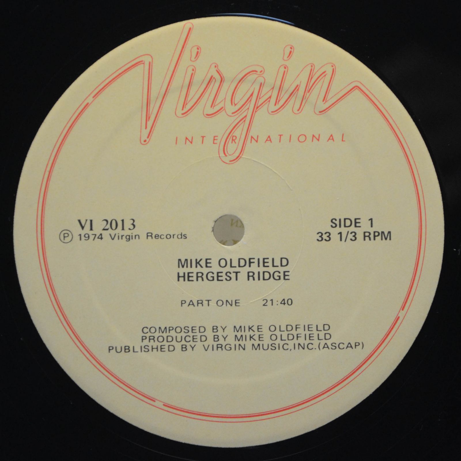 Mike Oldfield — Hergest Ridge (USA), 1974