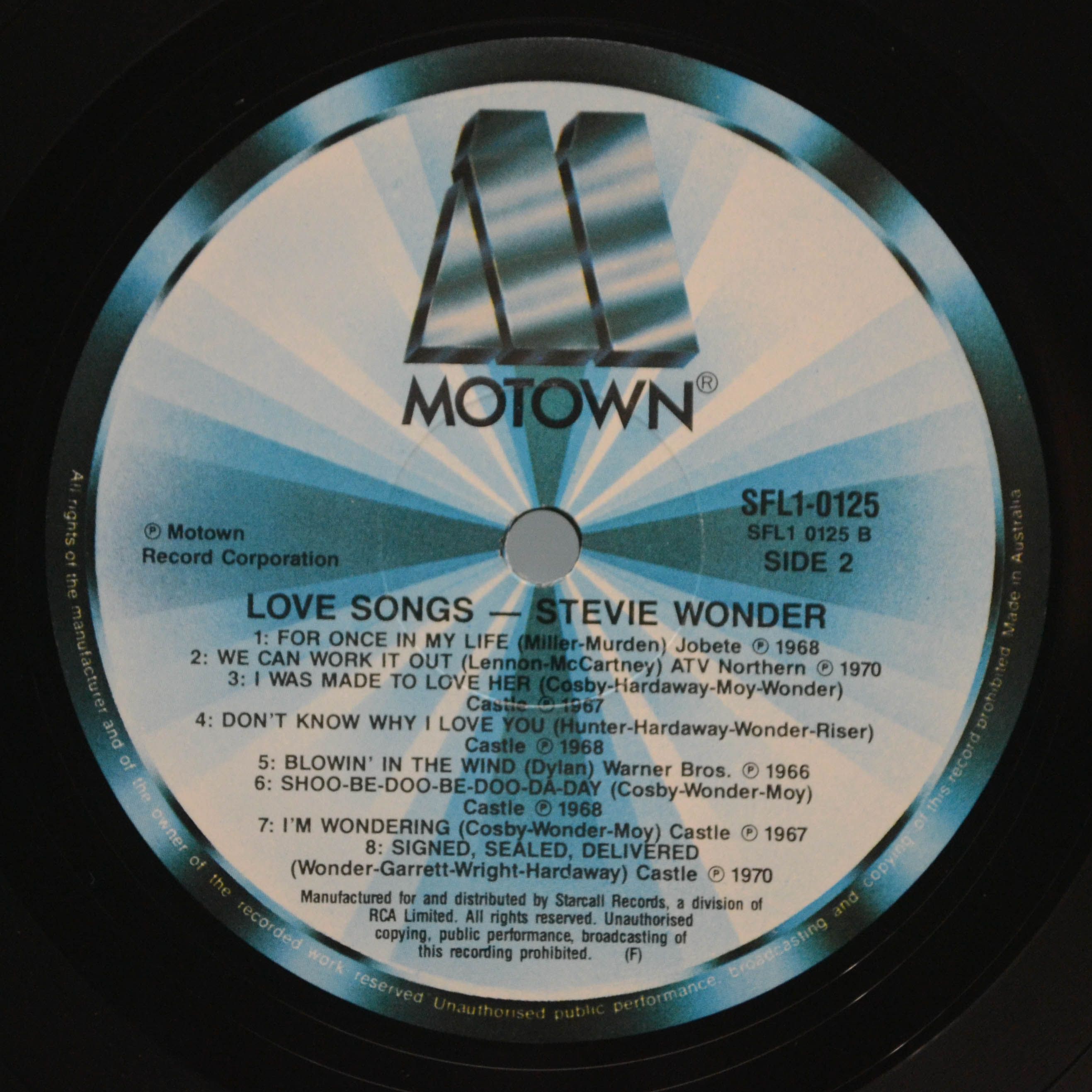 Stevie Wonder — Love Songs - 16 Classic Hits, 1984