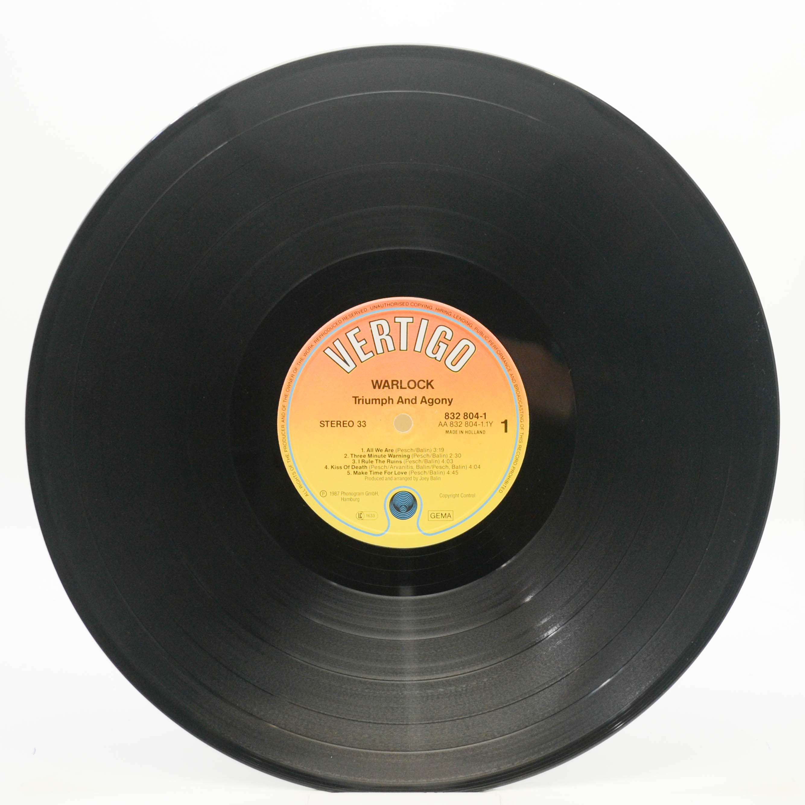 Warlock — Triumph And Agony, 1987