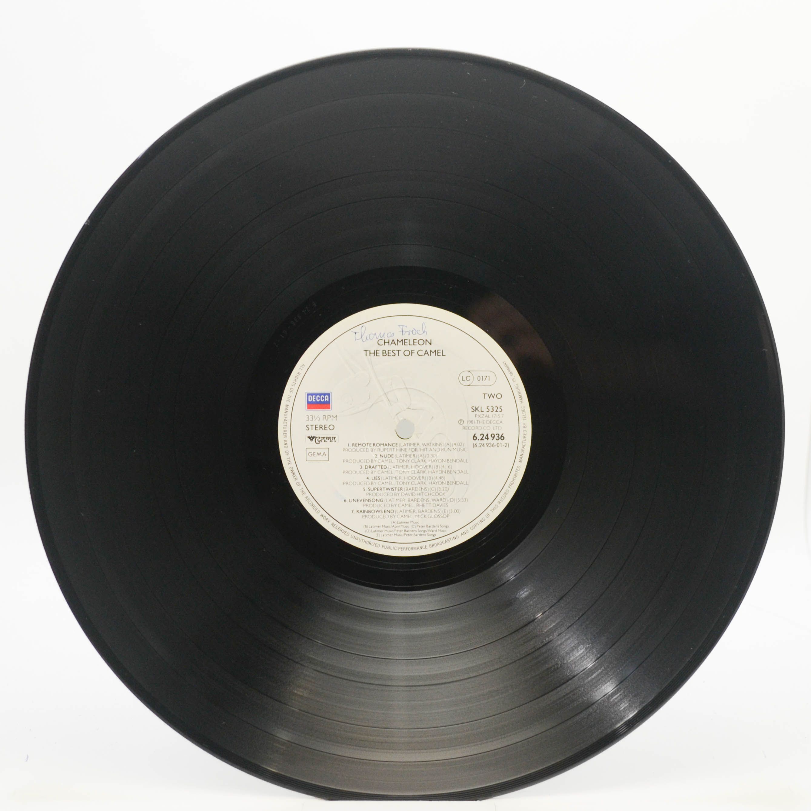 Camel — Chameleon The Best Of Camel, 1981