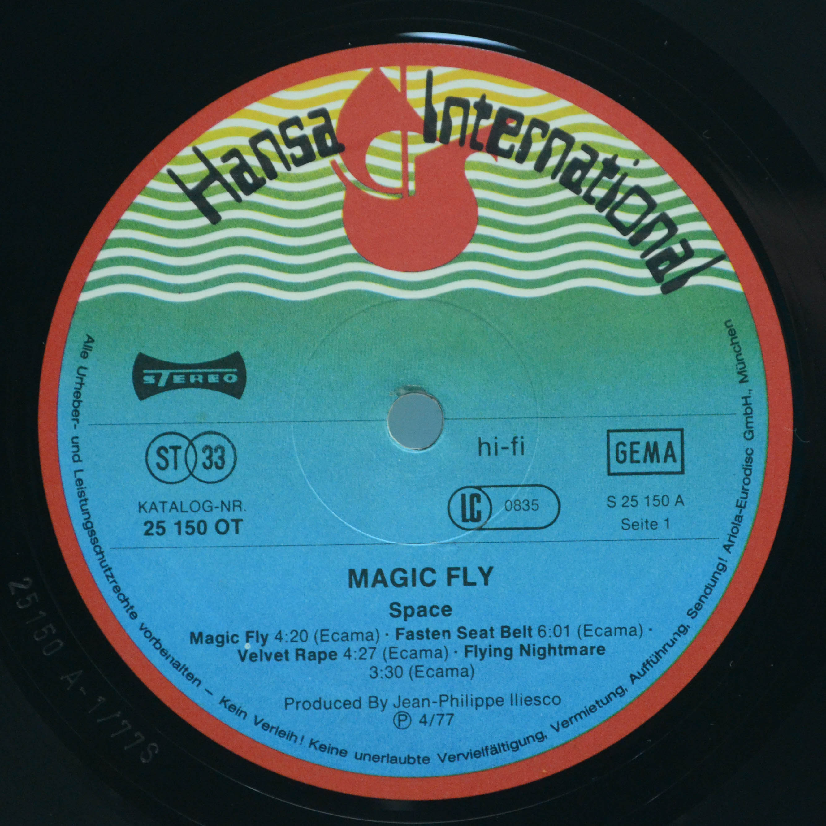 Space — Magic Fly, 1977
