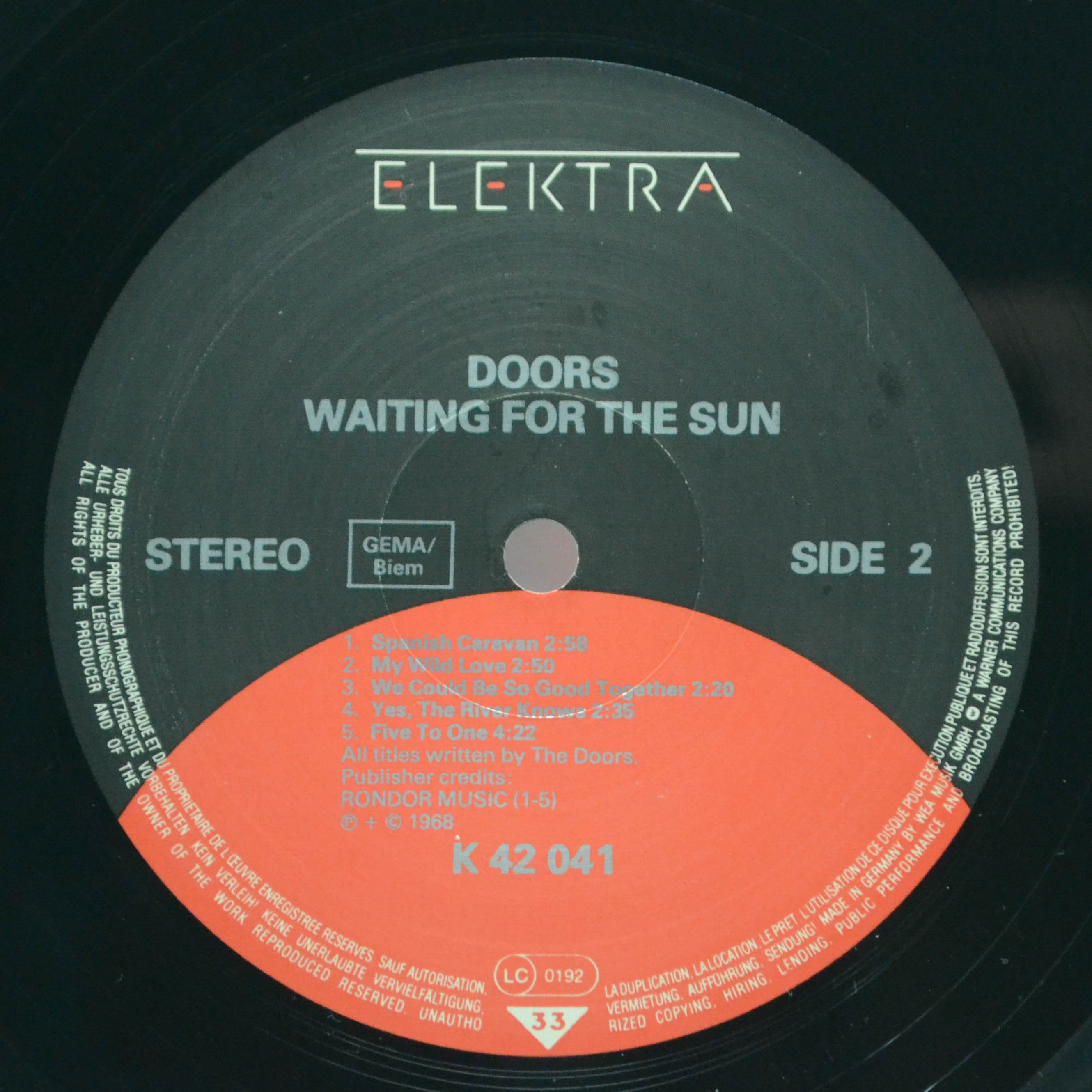 Doors — Waiting For The Sun, 1968