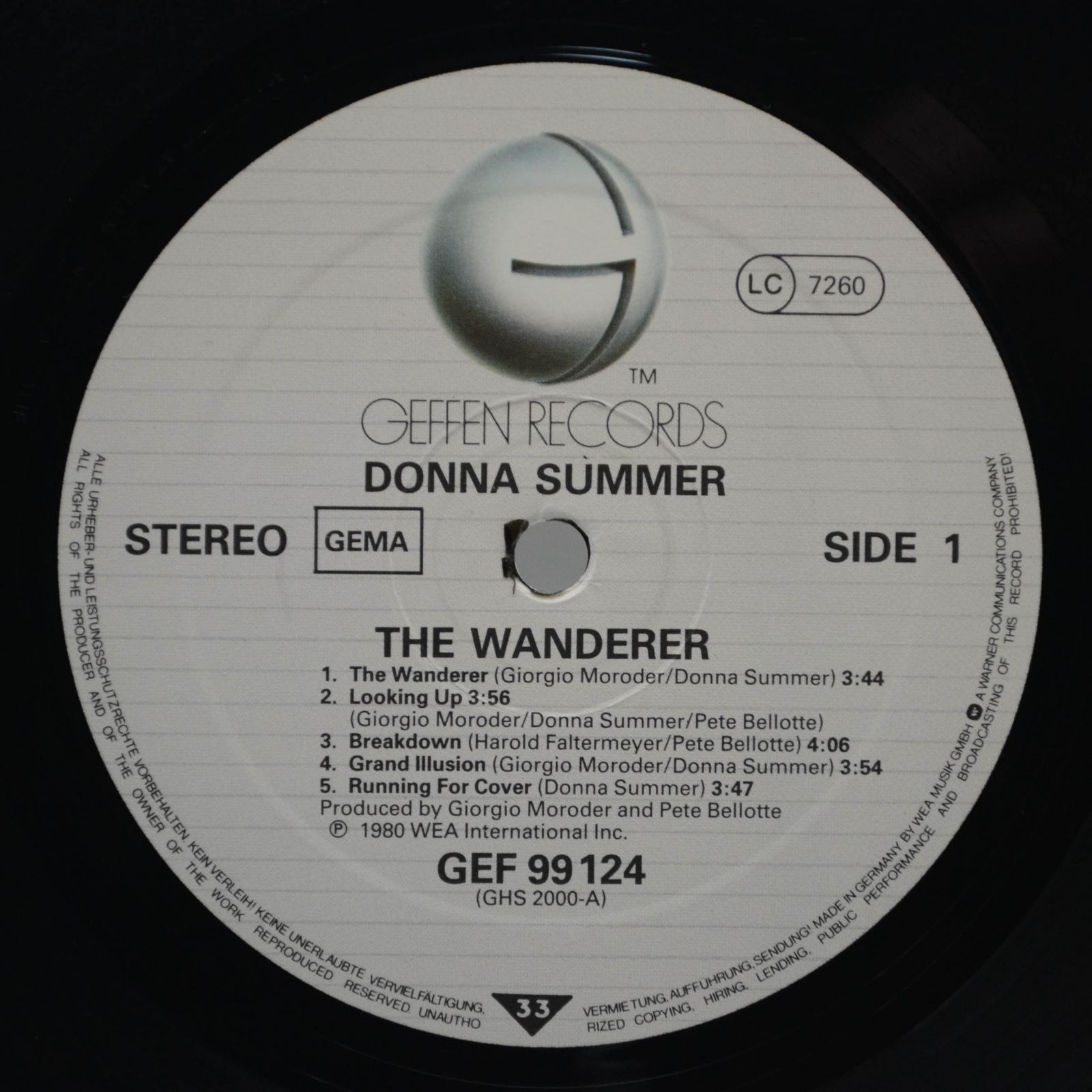 Donna Summer — The Wanderer, 1980