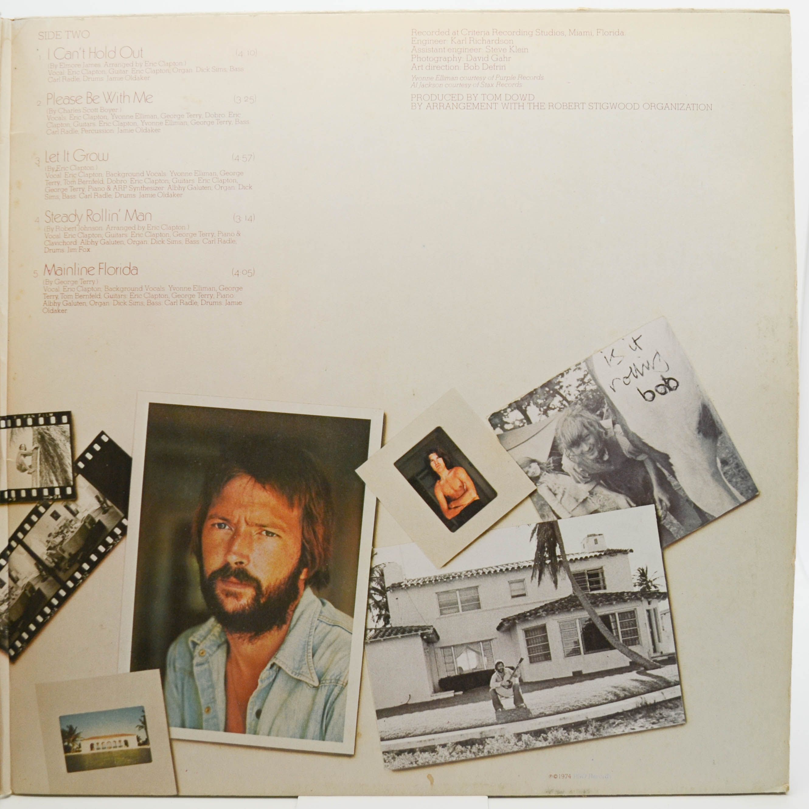 Eric Clapton — 461 Ocean Boulevard, 1974