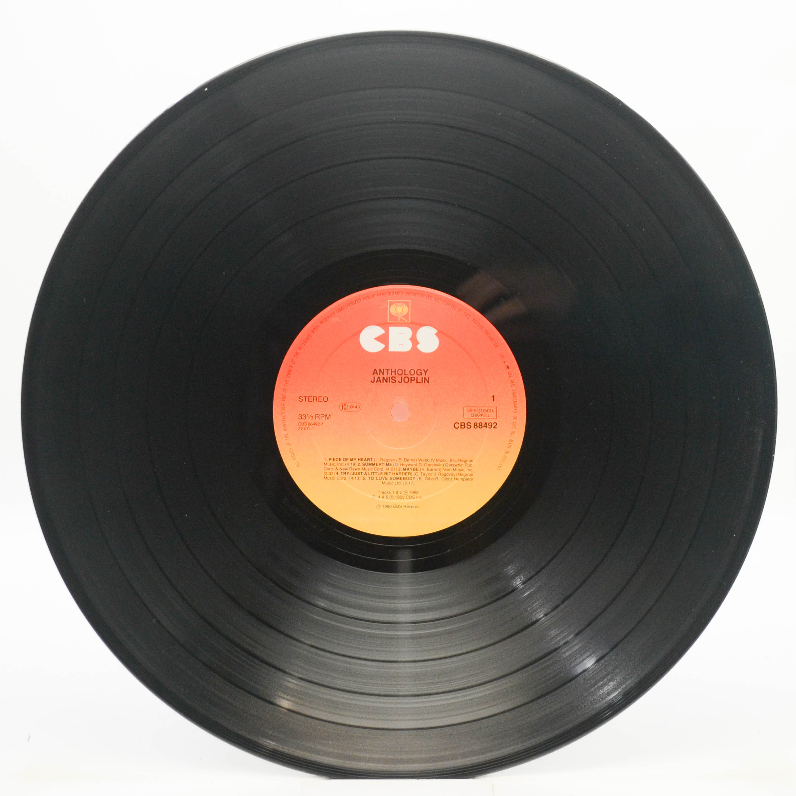 Janis Joplin — Anthology (2LP), 1980