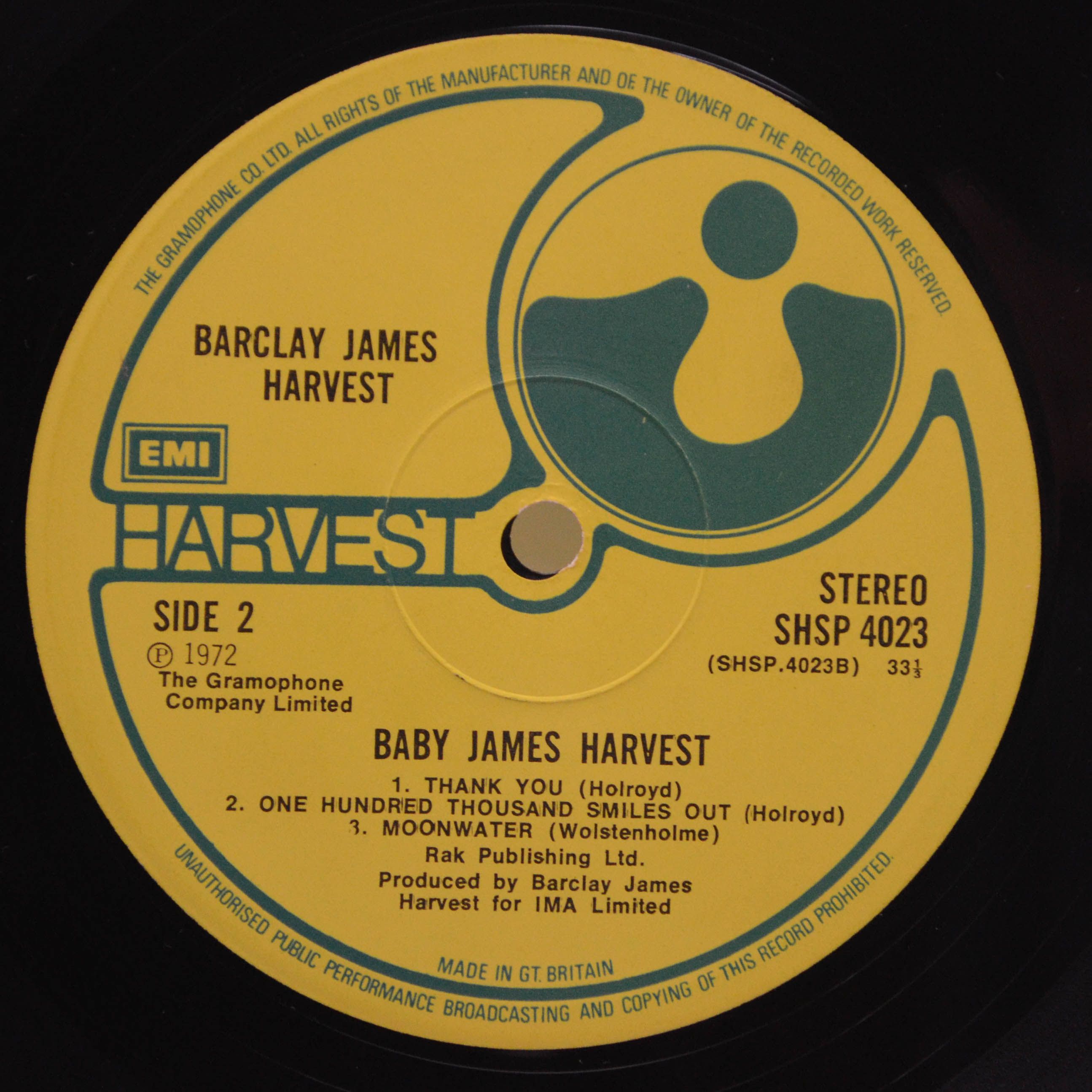 Barclay James Harvest — Baby James Harvest (1-st, UK), 1972