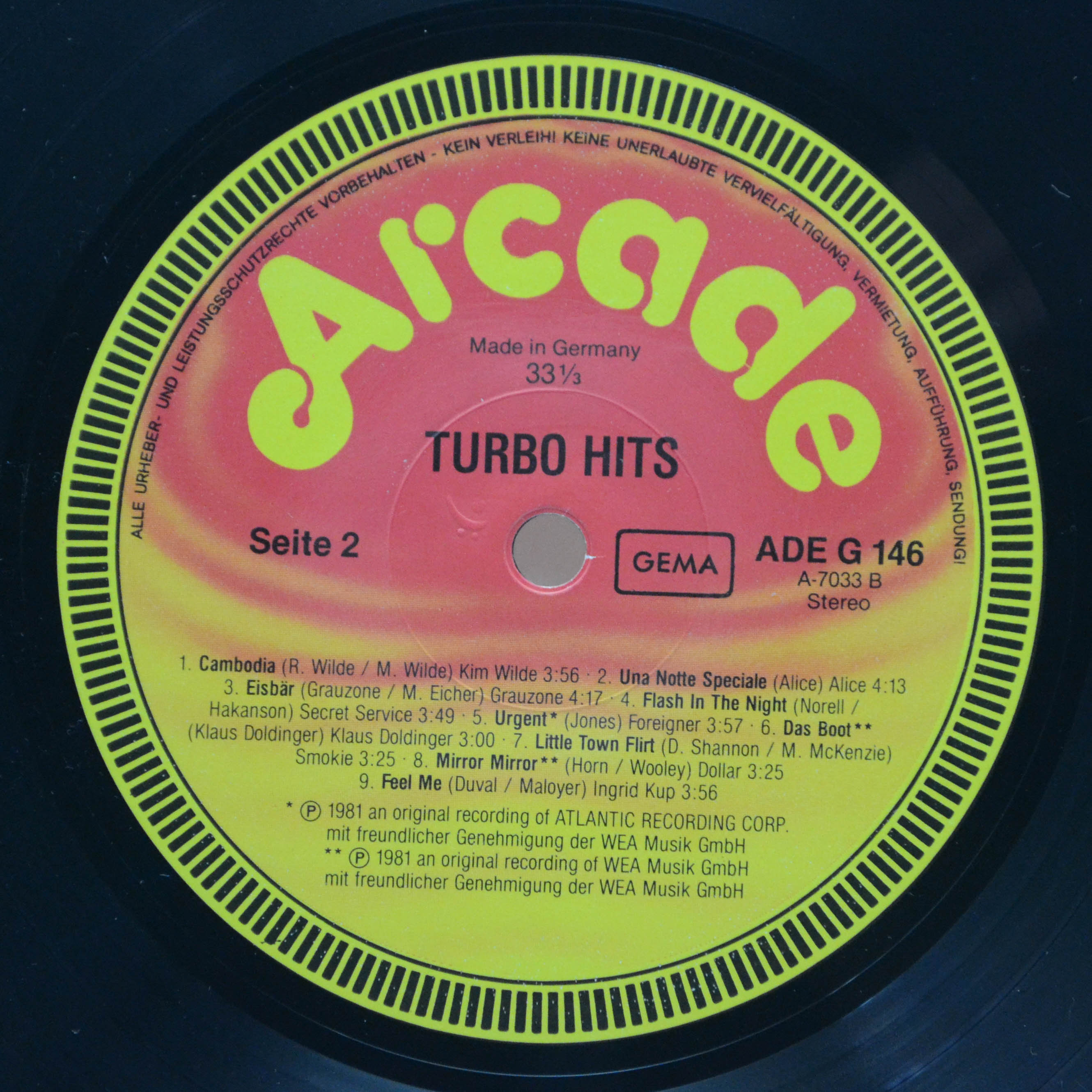 Various — Turbo Hits, 1982