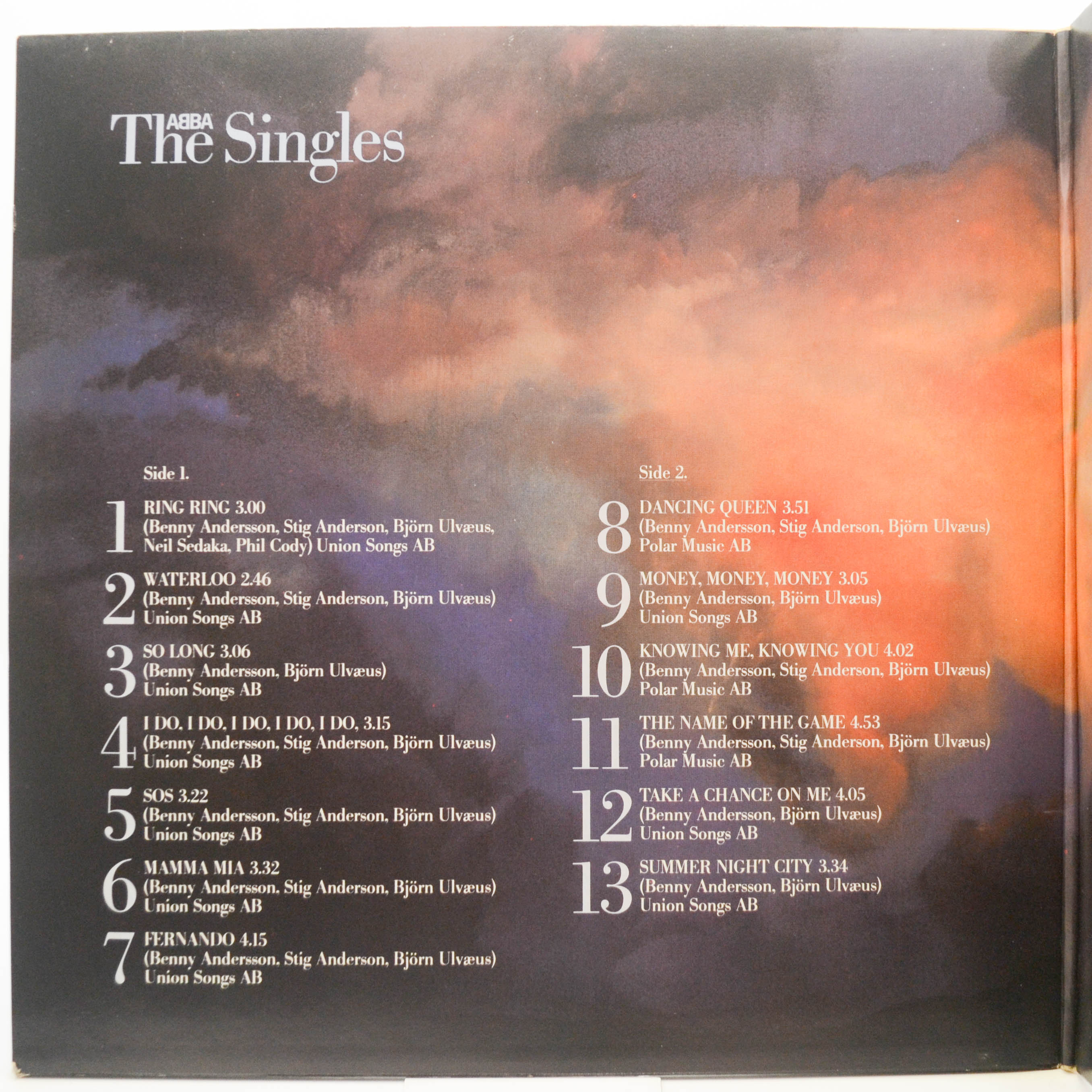 Виниловая пластинка ABBA — The Singles (The First Ten Years) (2LP), 1982