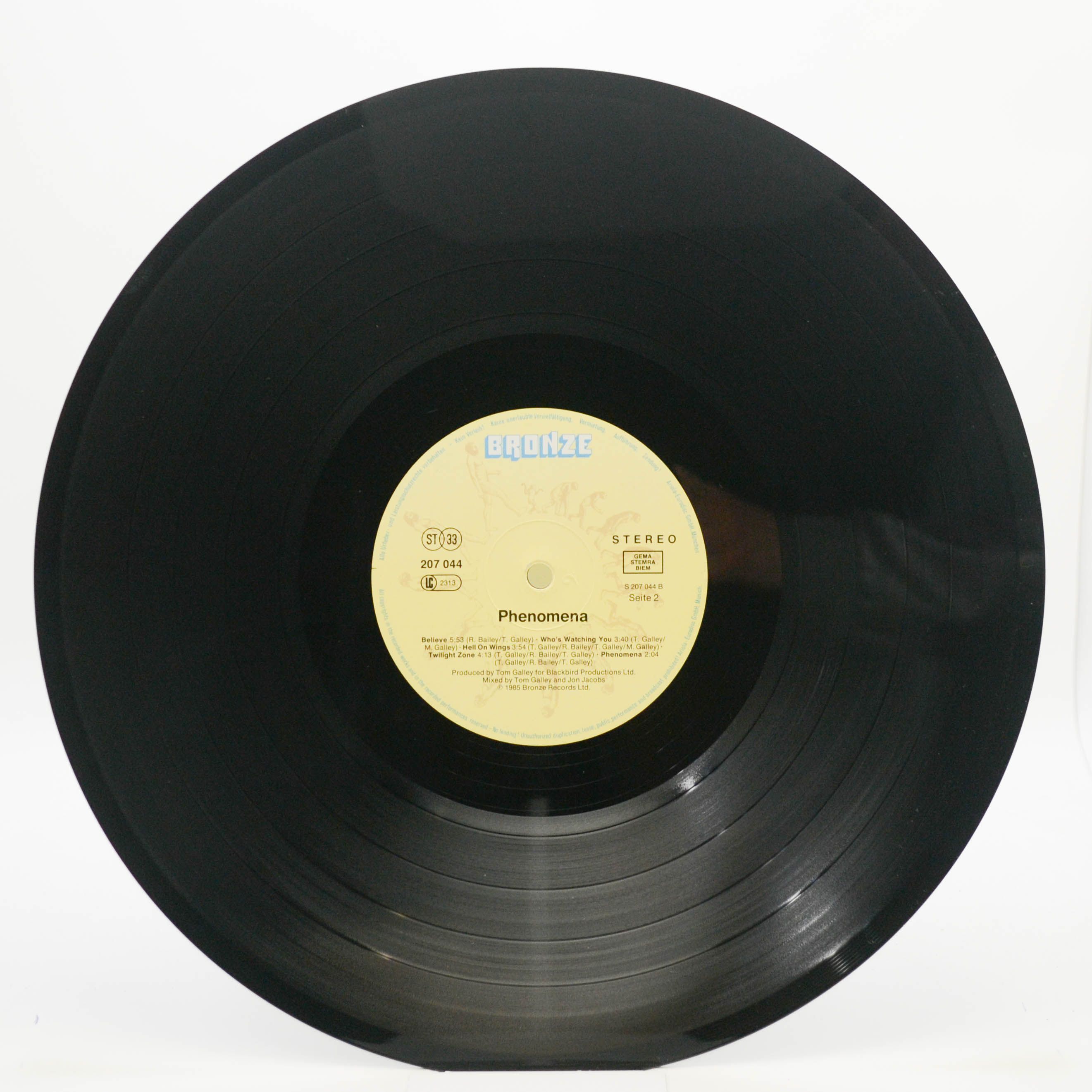 Phenomena — Phenomena (booklet), 1985