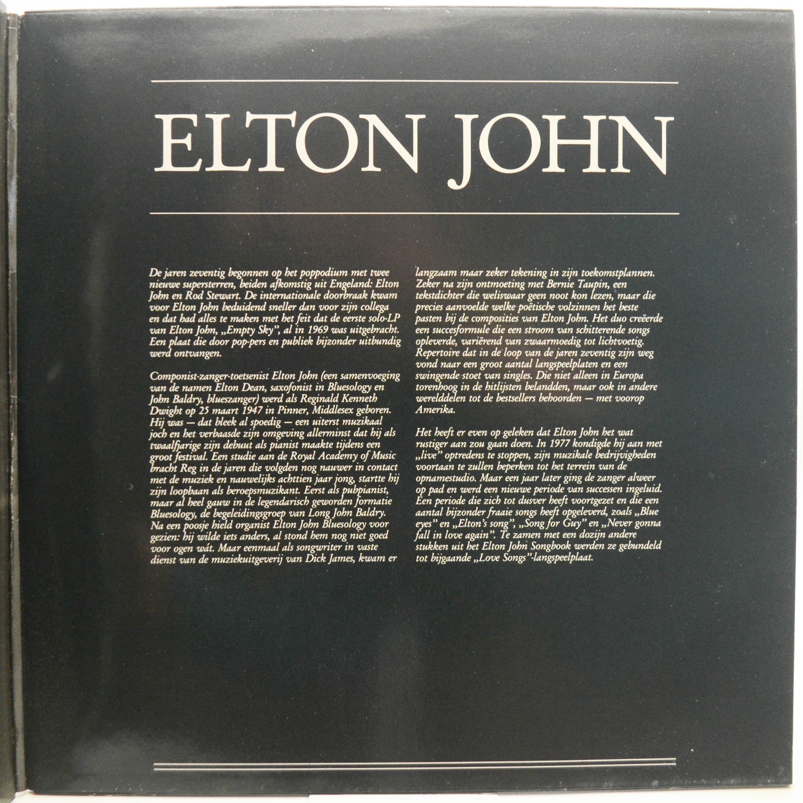 Elton John — Love Songs, 1983