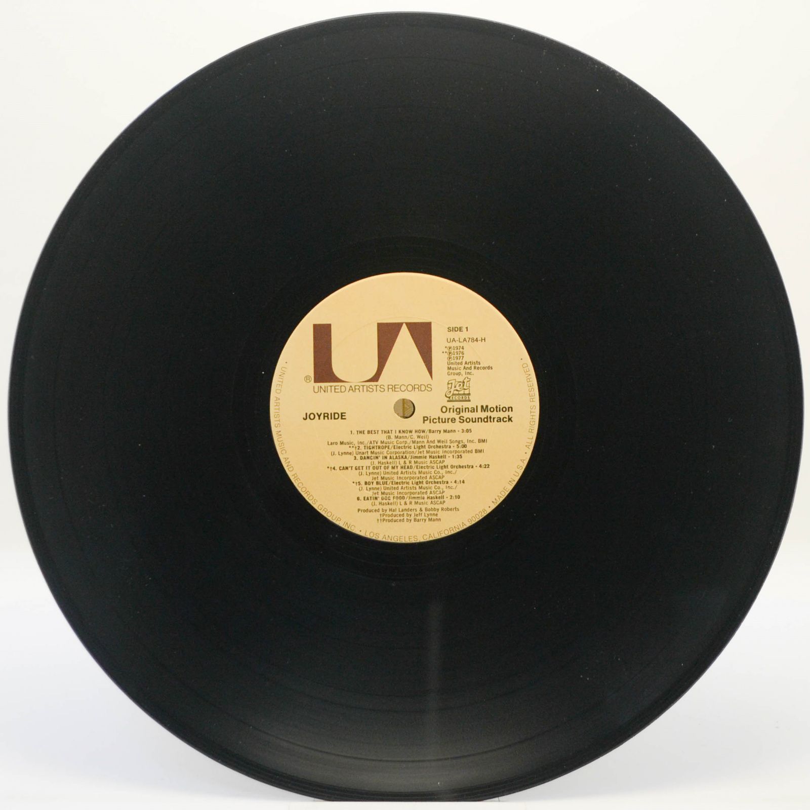 Various — Joyride (Original Motion Picture Sound Track) (USA), 1977