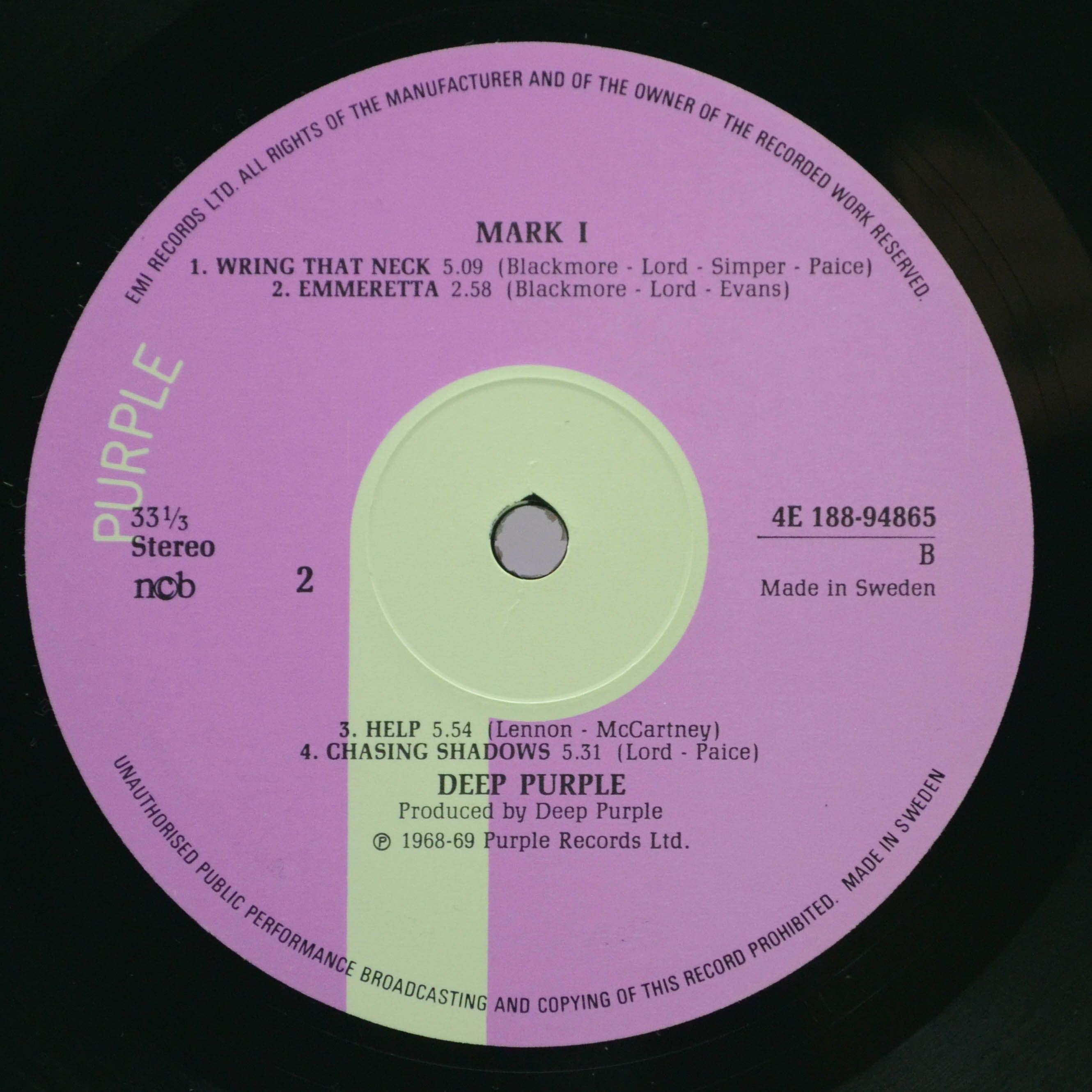 Deep Purple — Mark I & II (2LP), 1973
