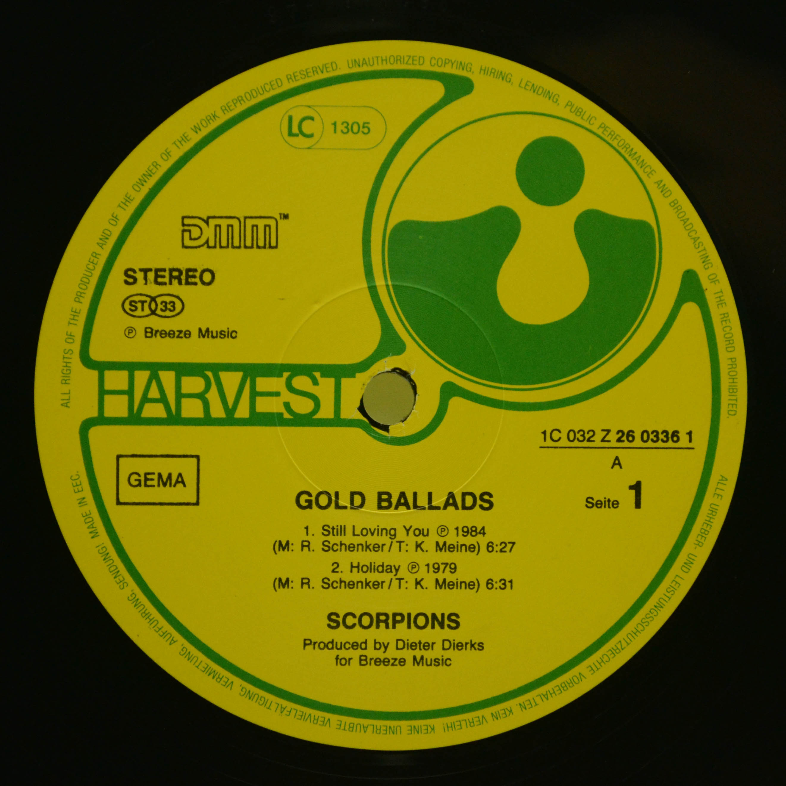 Scorpions — Gold Ballads, 1984