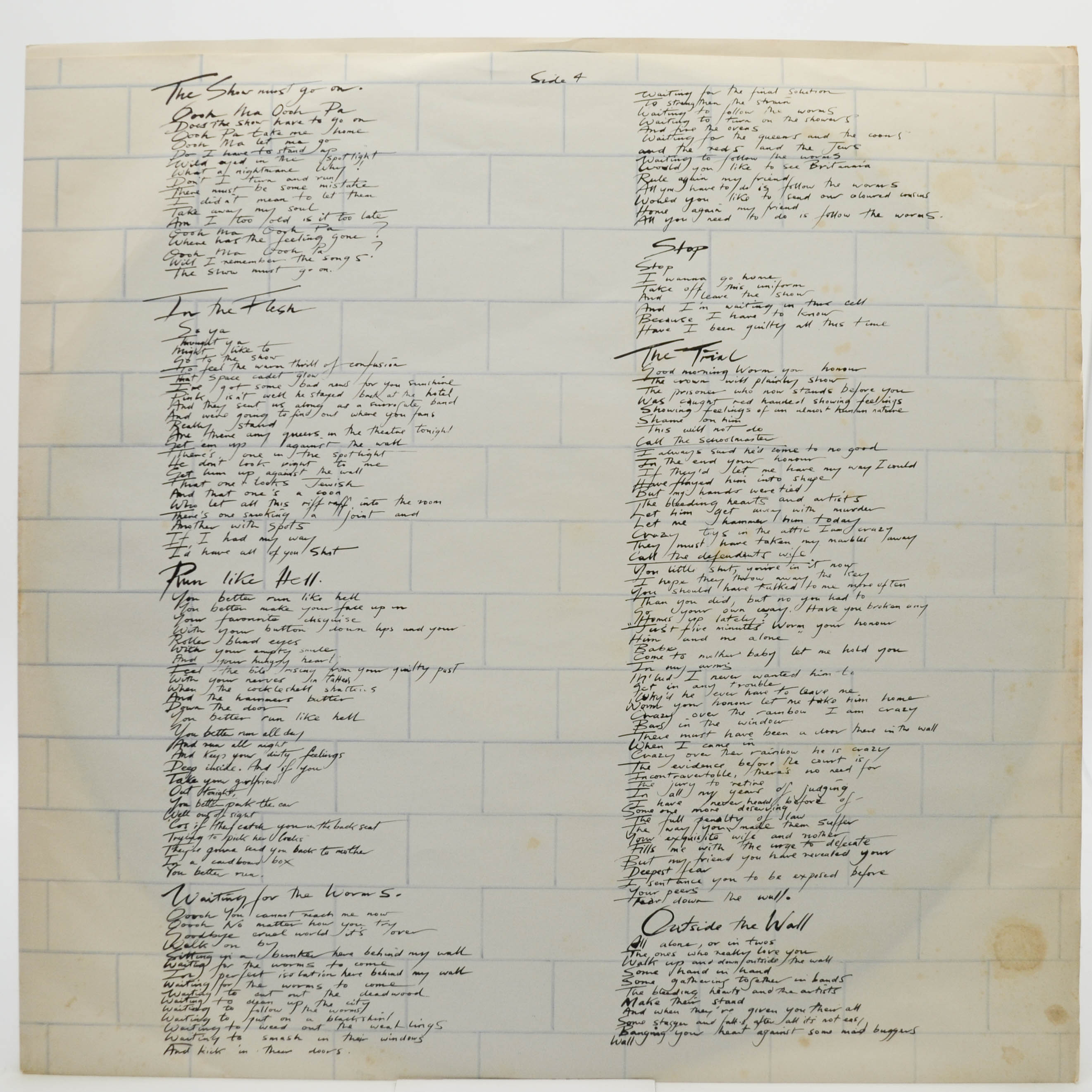 Pink Floyd — The Wall (2LP), 1979