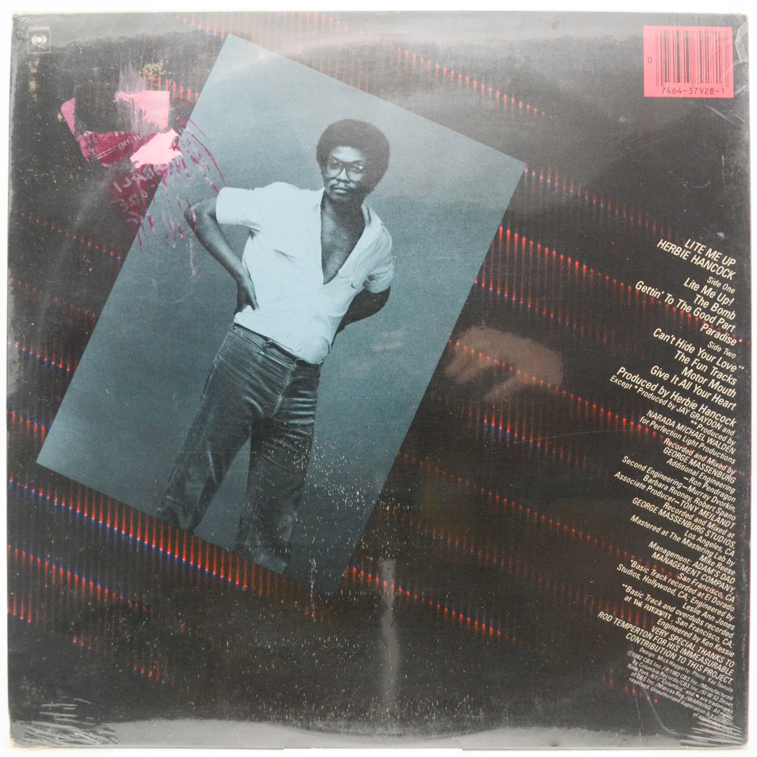 Herbie Hancock — Lite Me Up (1-st, USA), 1982