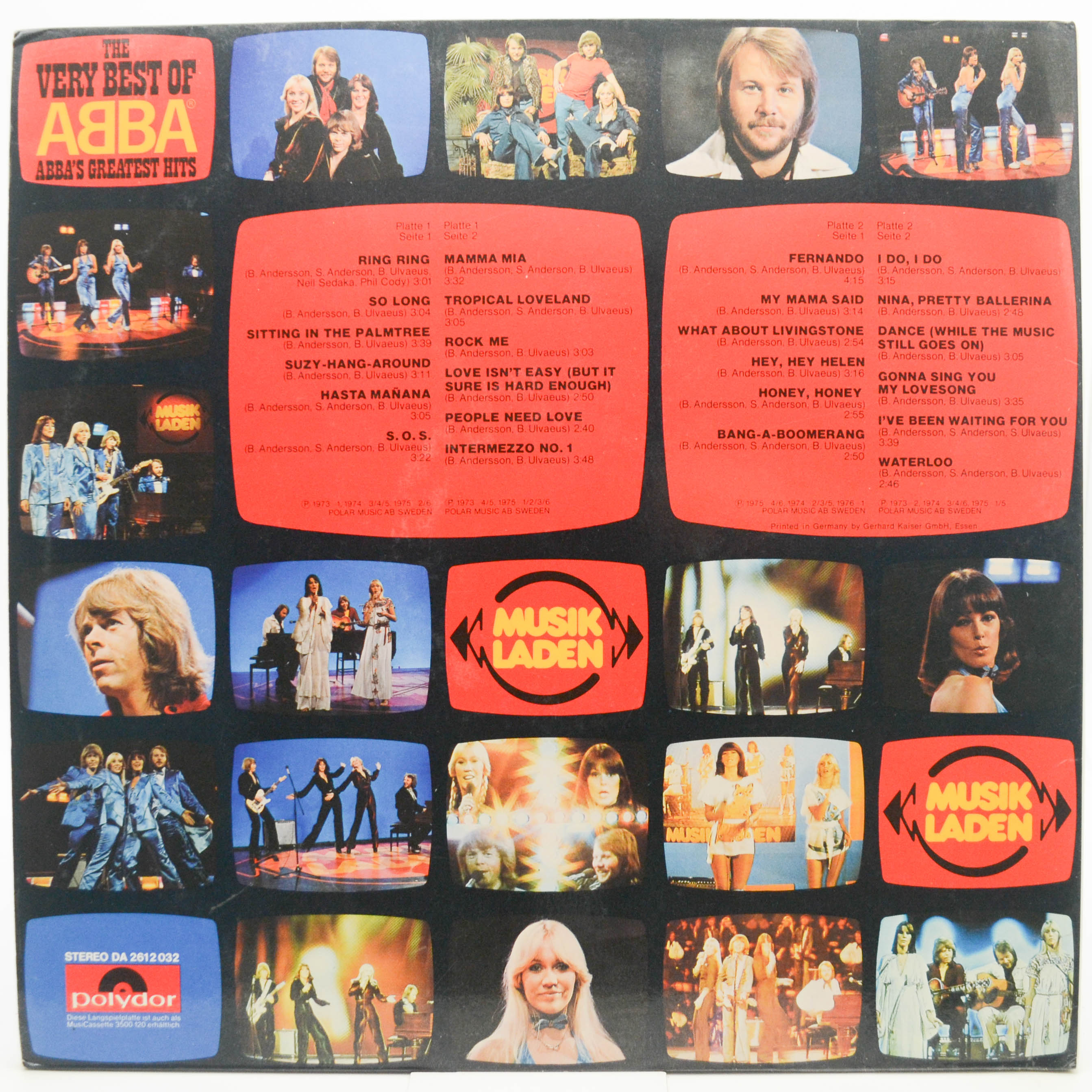 ABBA — The Very Best Of ABBA (ABBA's Greatest Hits) (2LP), 1976