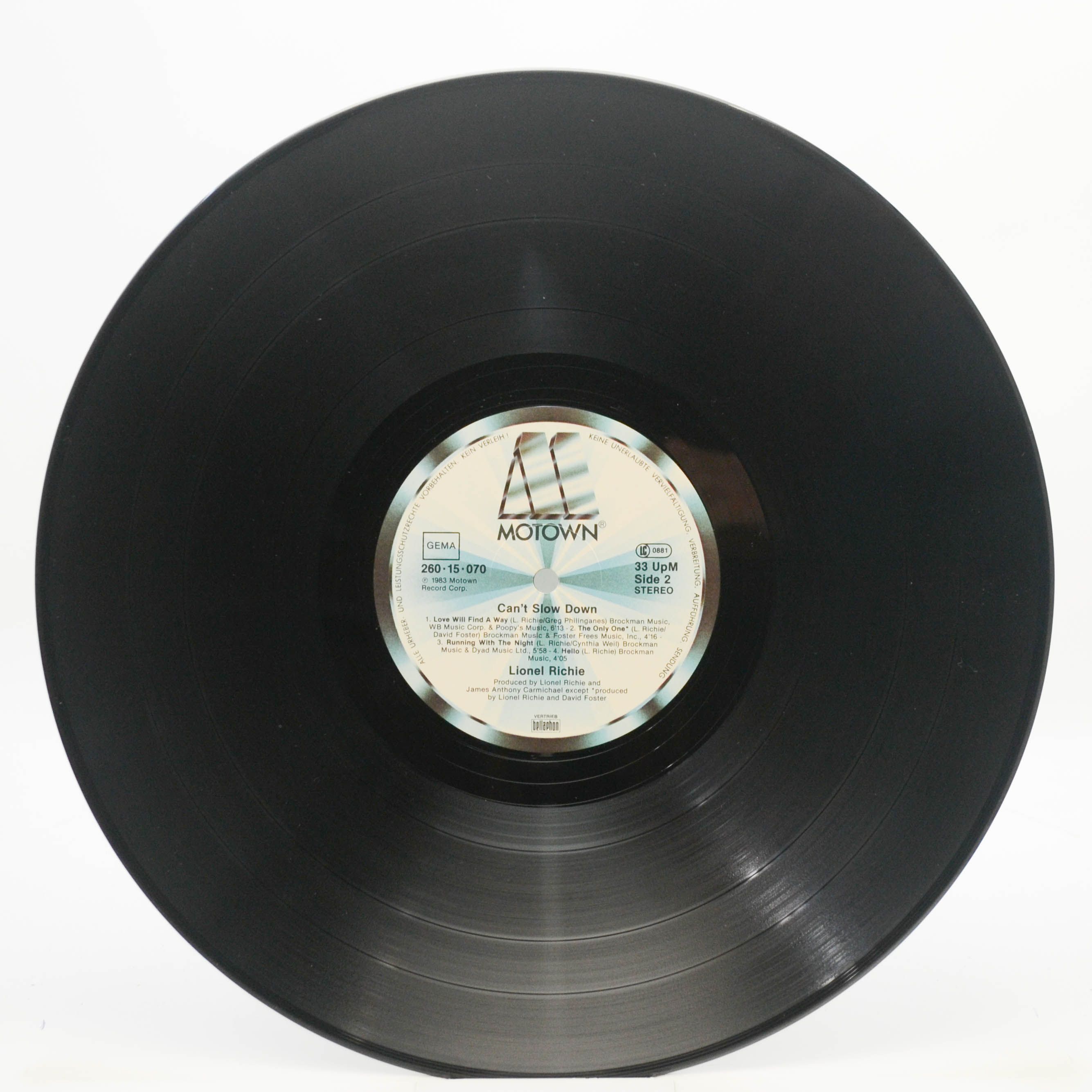 Lionel Richie — Can't Slow Down, 1983