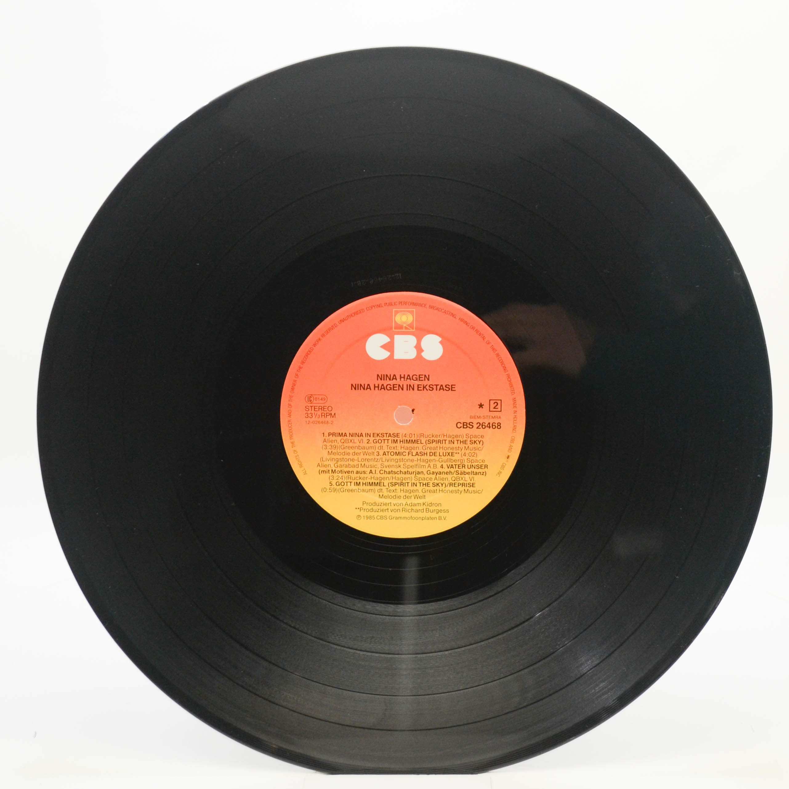 Nina Hagen — In Ekstase, 1985