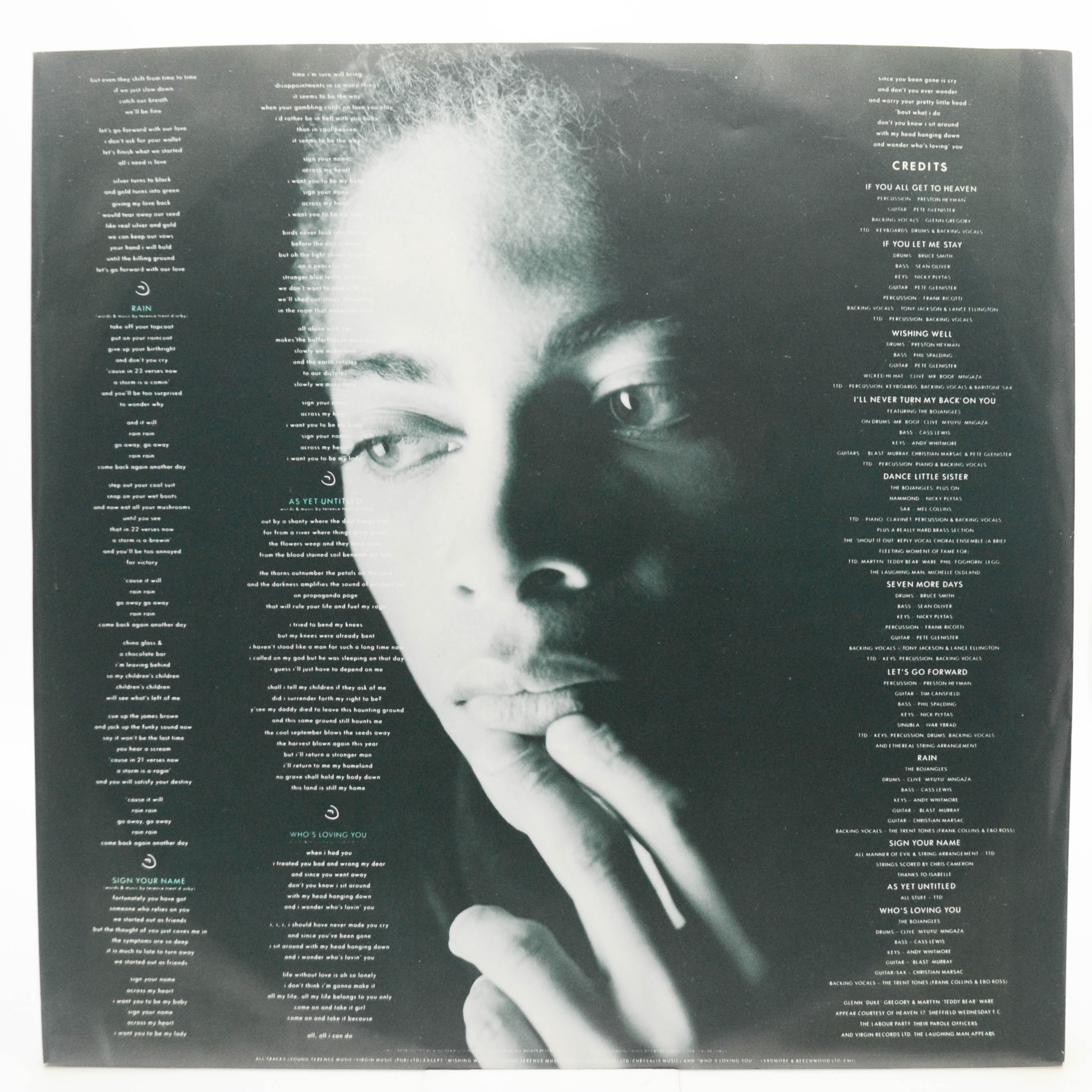 Виниловая пластинка Terence Trent D'Arby — Introducing The Hardline According To Terence Trent D'Arby, 1987