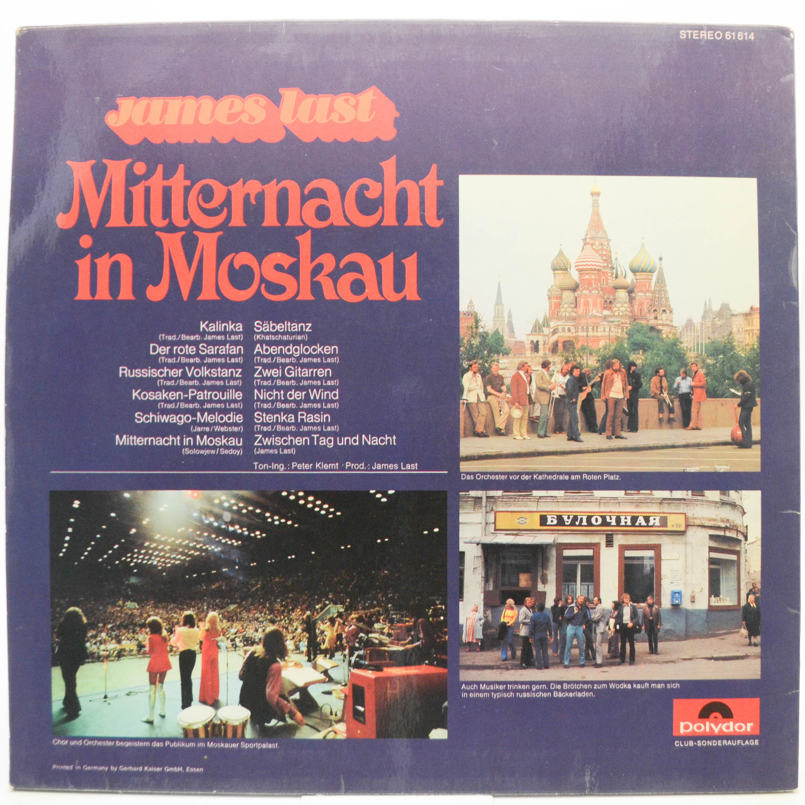 James Last — Mitternacht In Moskau, 1972