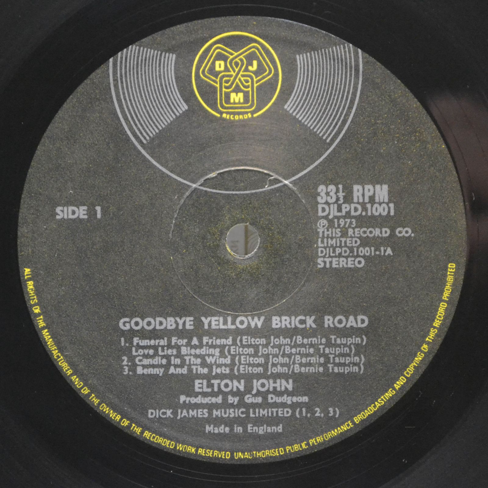 Elton John — Goodbye Yellow Brick Road (2LP, UK), 1973