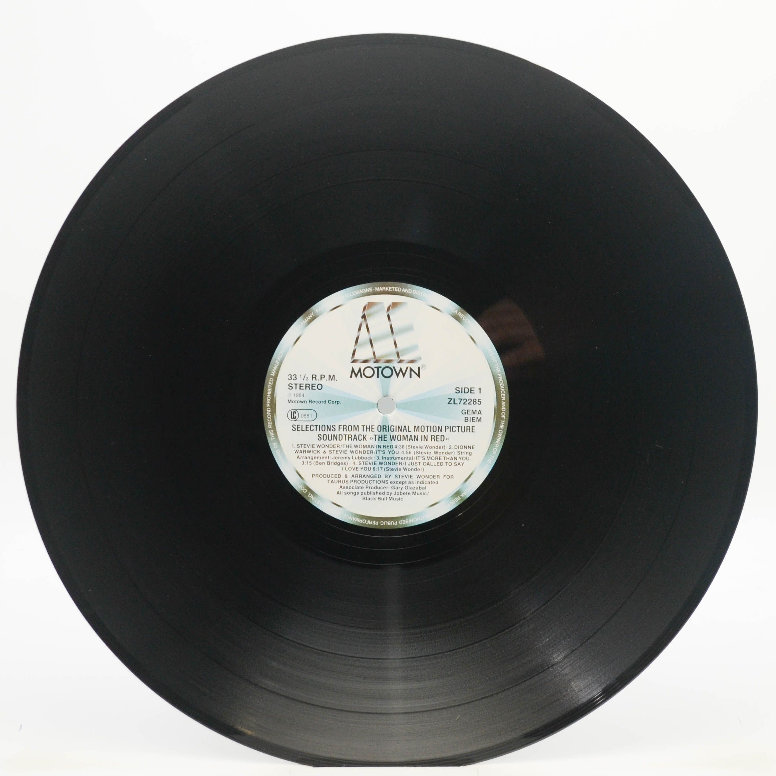 Stevie Wonder — The Woman In Red (Selections From The Original Motion Picture Soundtrack), 1984