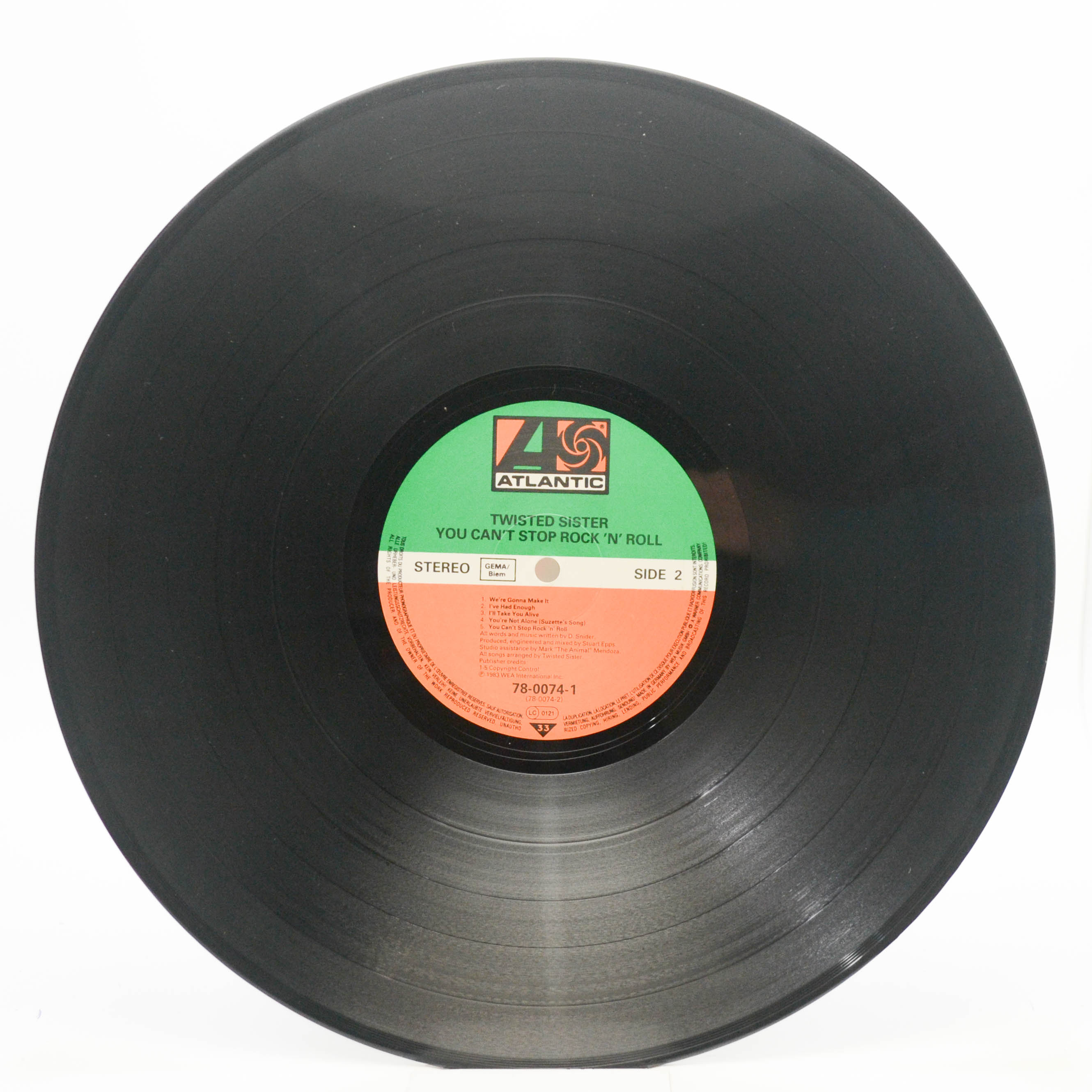 Twisted Sister — You Can't Stop Rock 'N' Roll, 1983