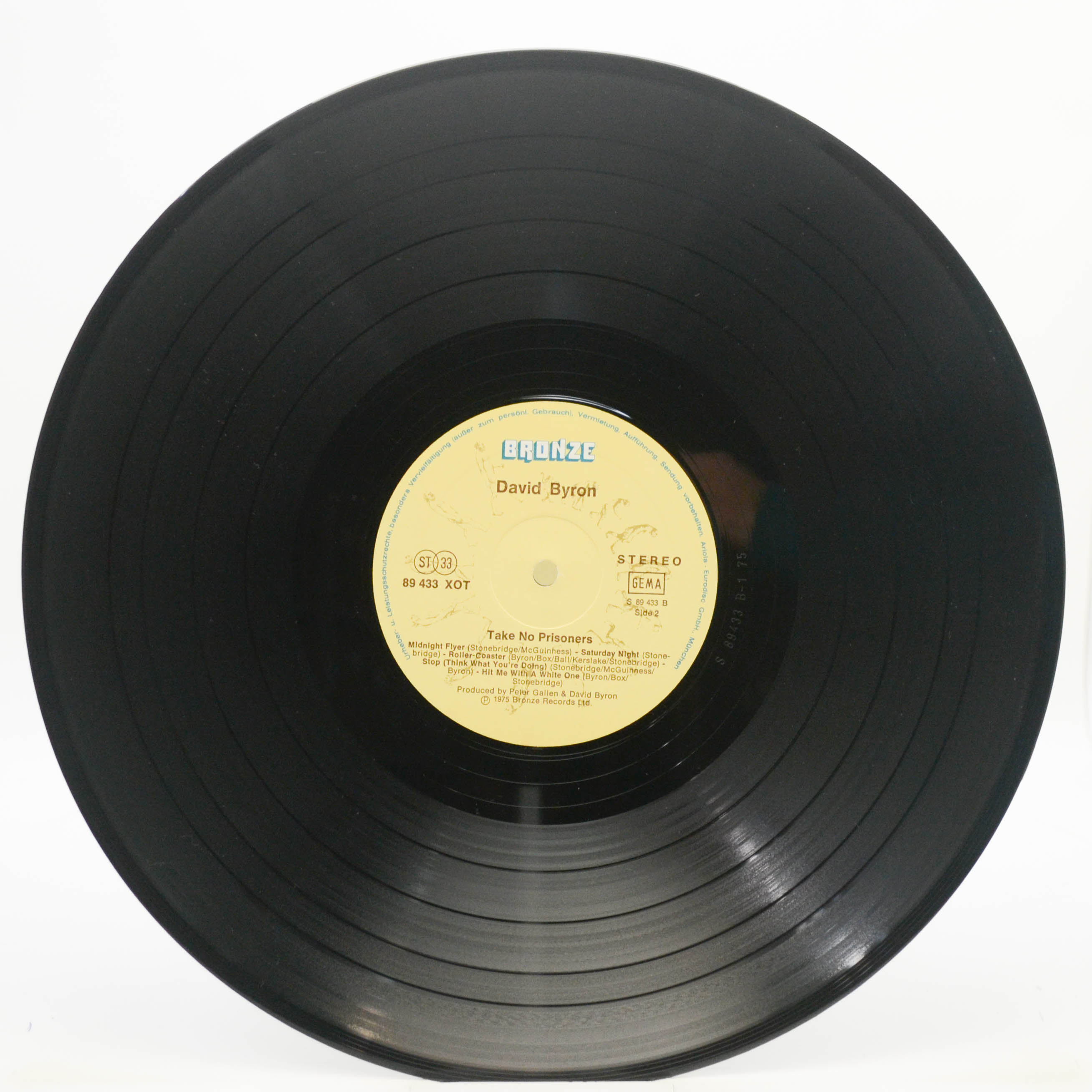 David Byron — Take No Prisoners, 1975