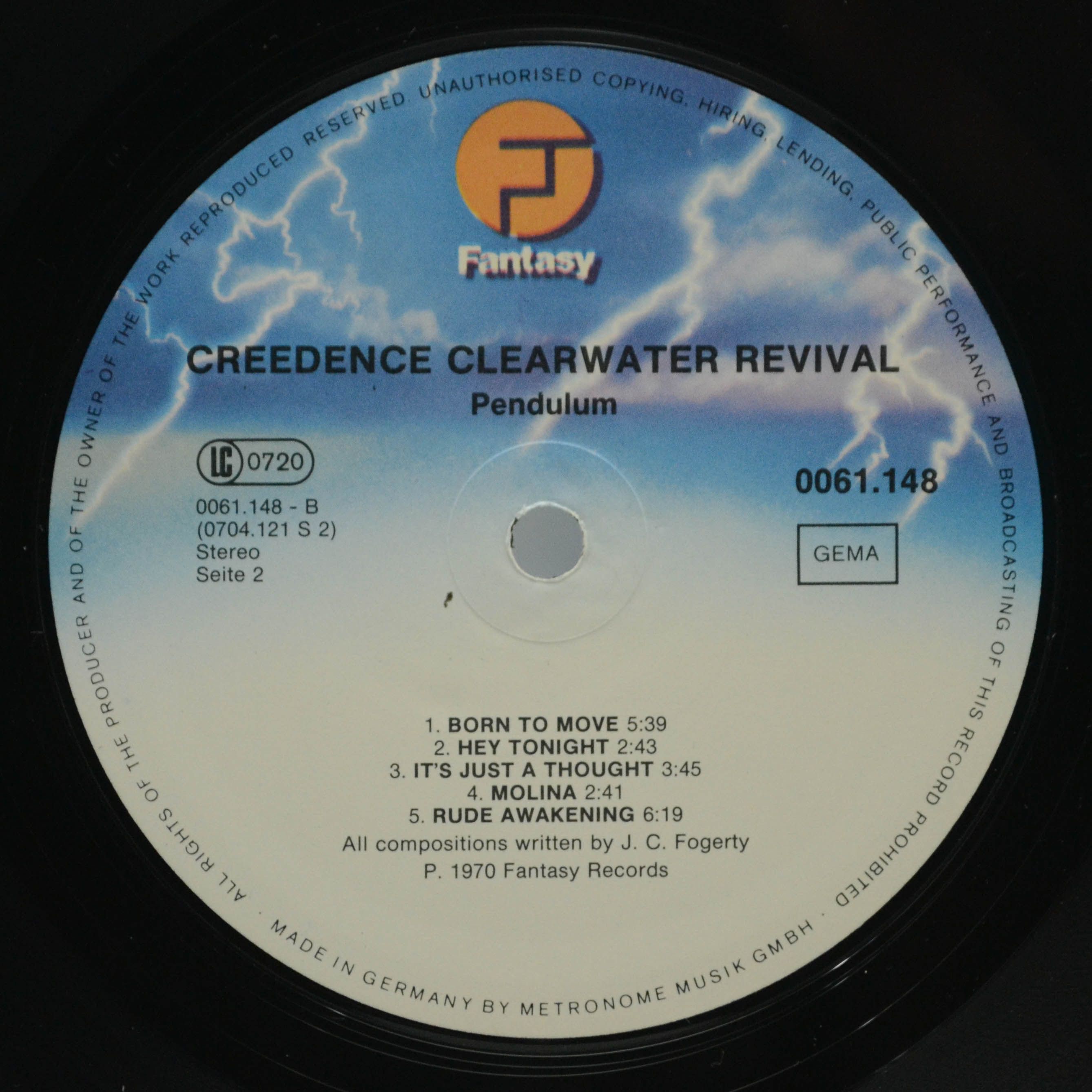Creedence Clearwater Revival — Pendulum, 1970