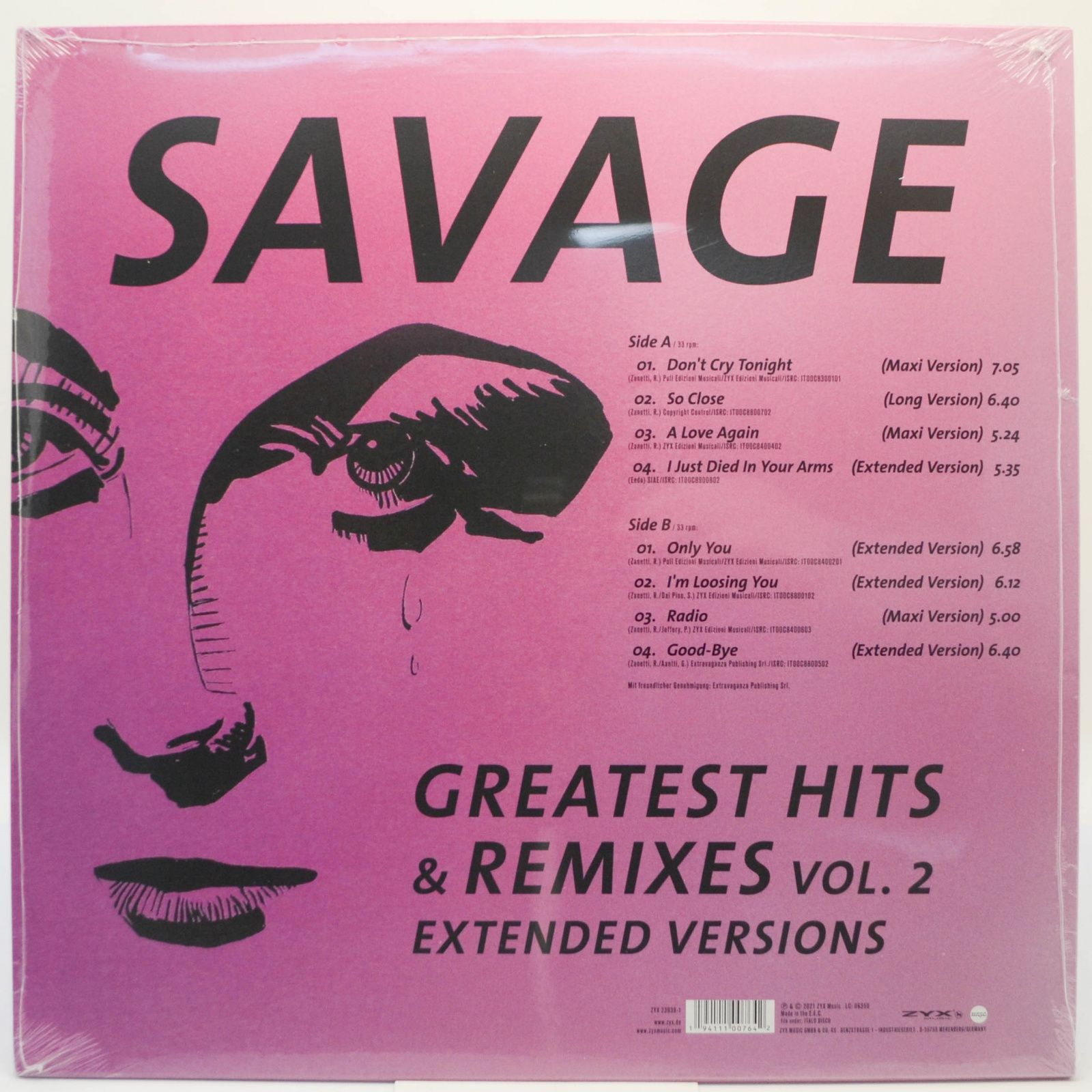 Savage — Greatest Hits & Remixes Vol. 2, 2021
