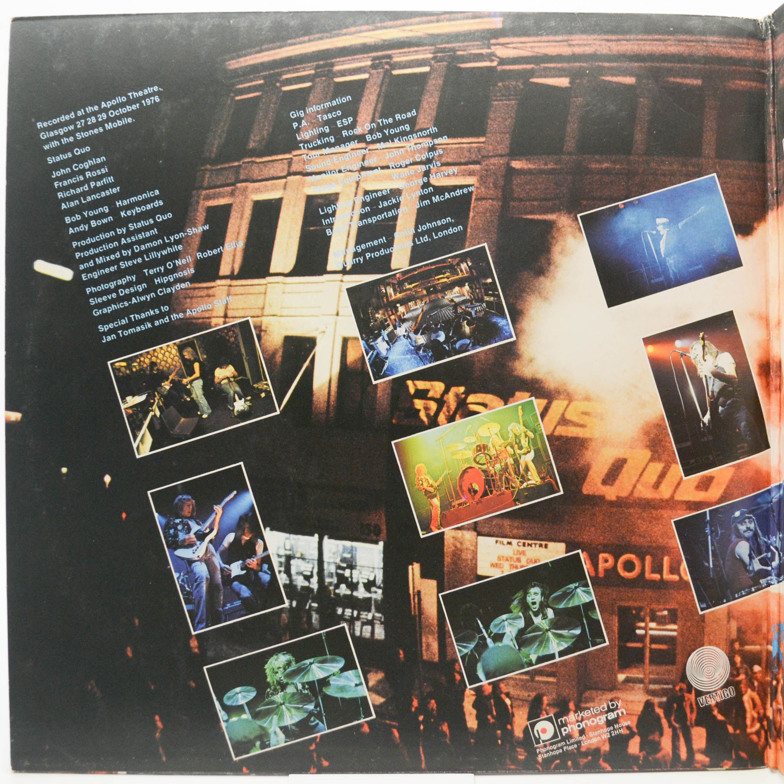 Status Quo — Live! (2LP, poster), 1977