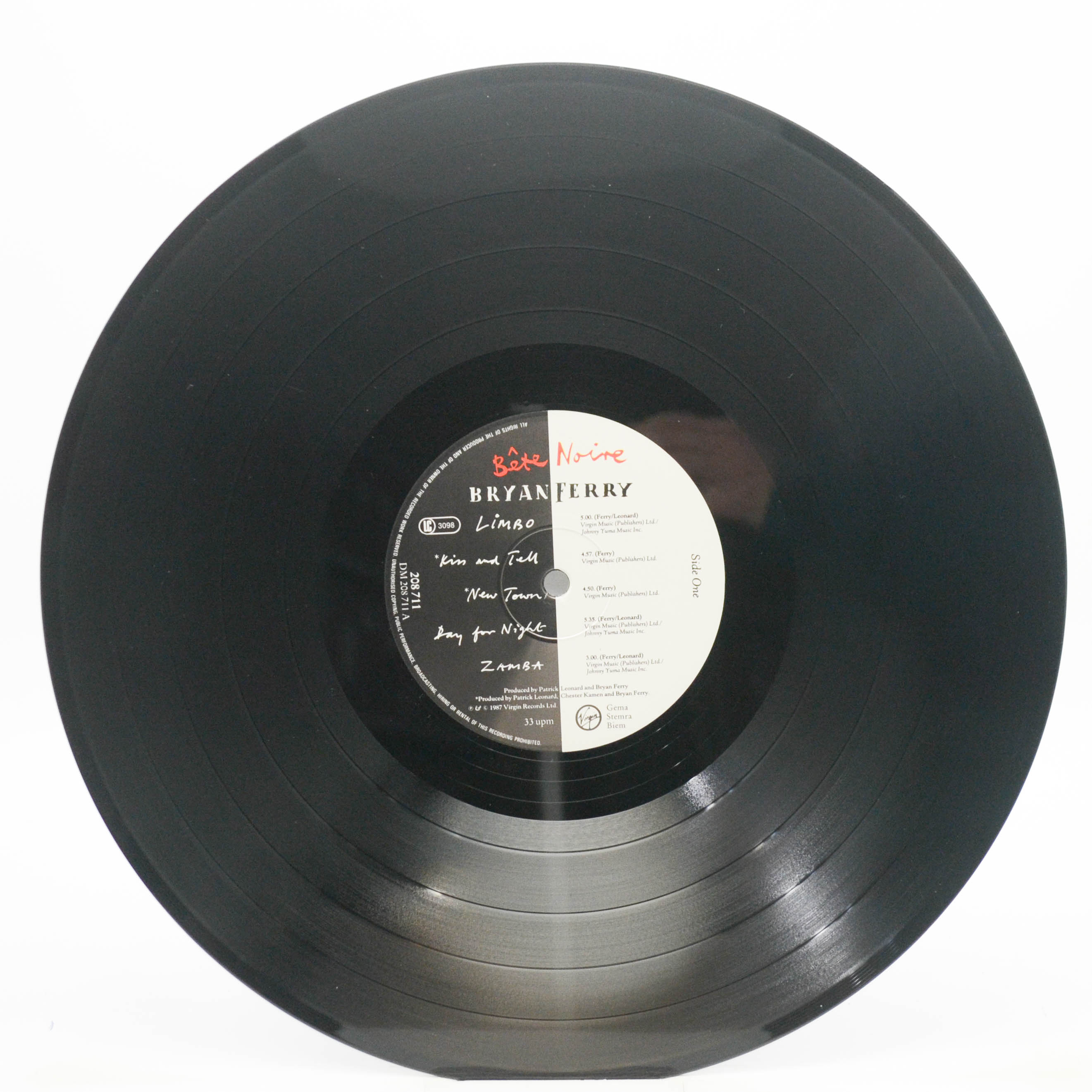 Bryan Ferry — Bête Noire, 1987