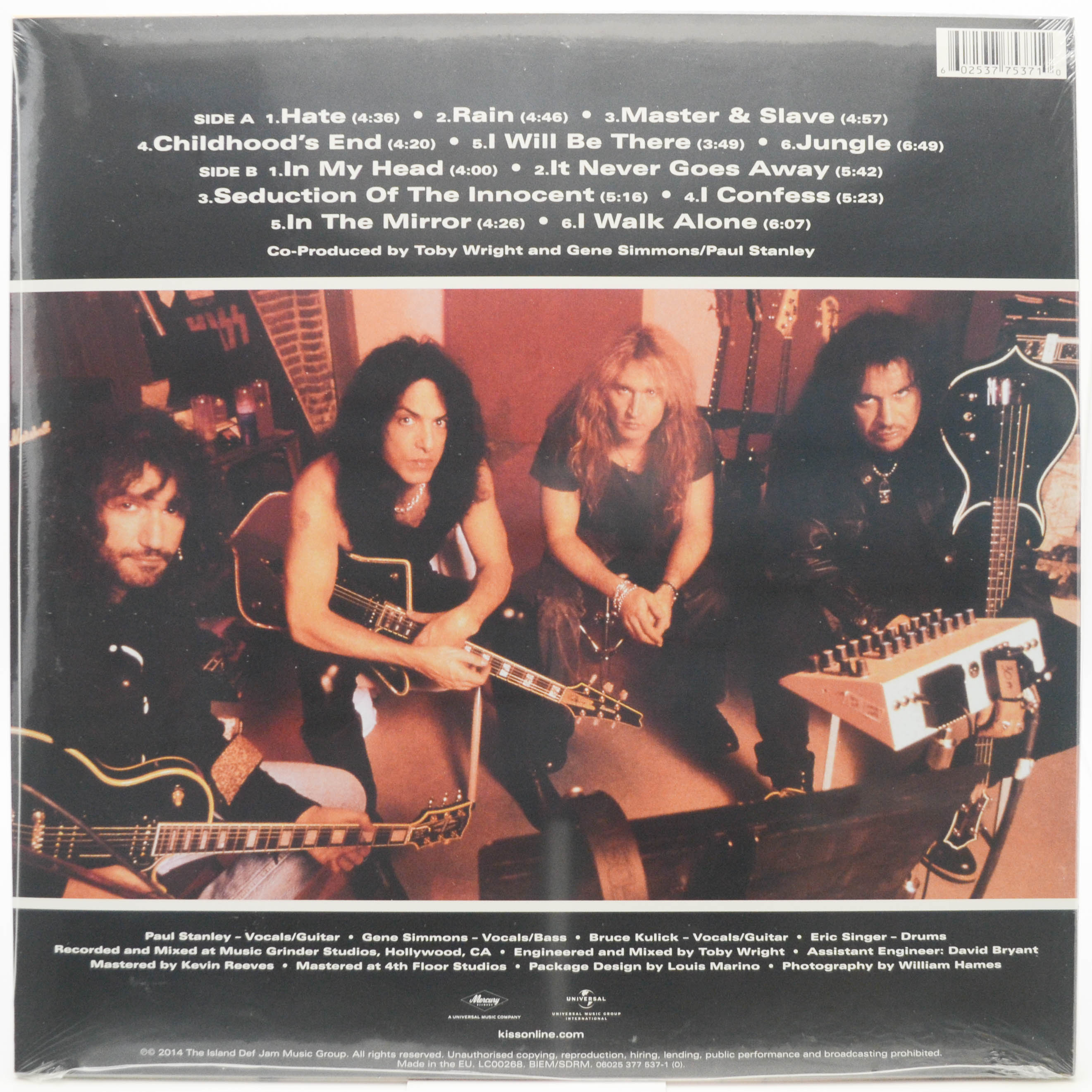 Kiss — Carnival Of Souls (The Final Sessions), 1996