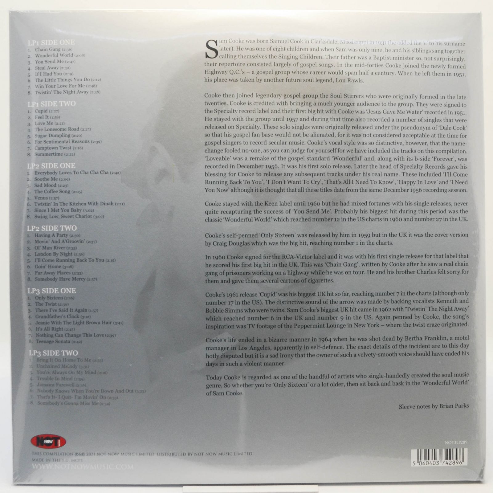 Sam Cooke — The Platinum Collection (3LP), 2021