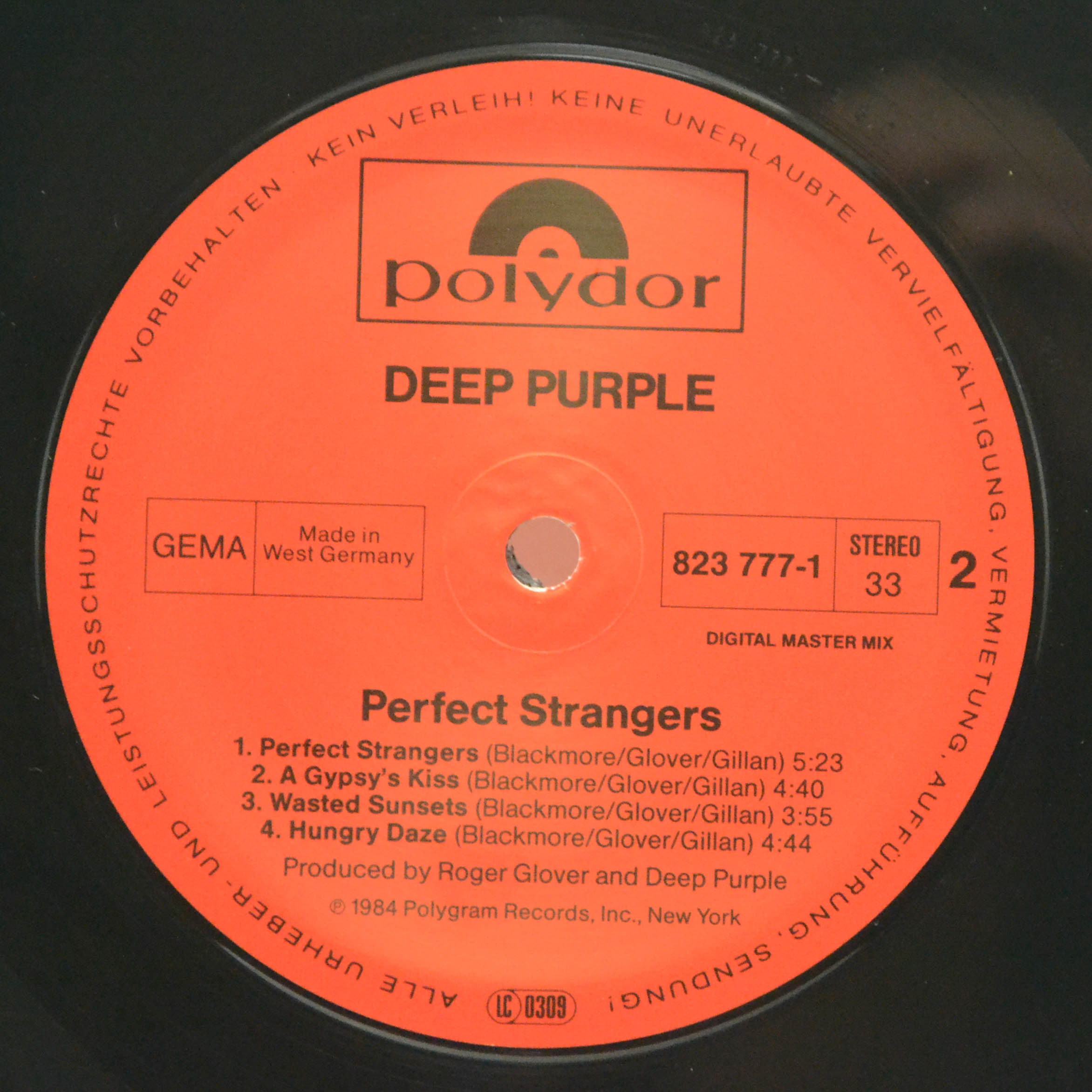 Виниловая пластинка Deep Purple — Perfect Strangers, 1984