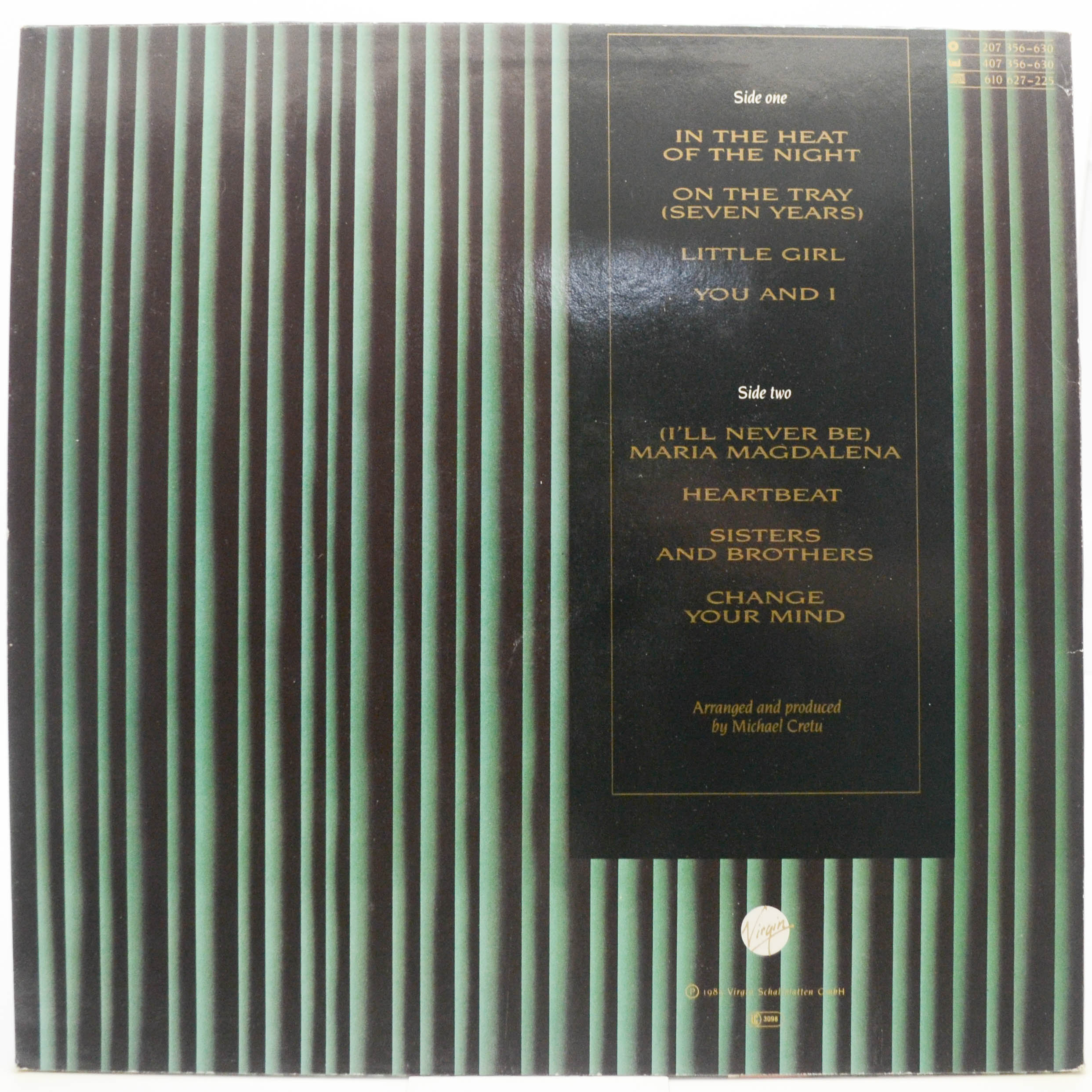 Виниловая пластинка Sandra — The Long Play, 1985