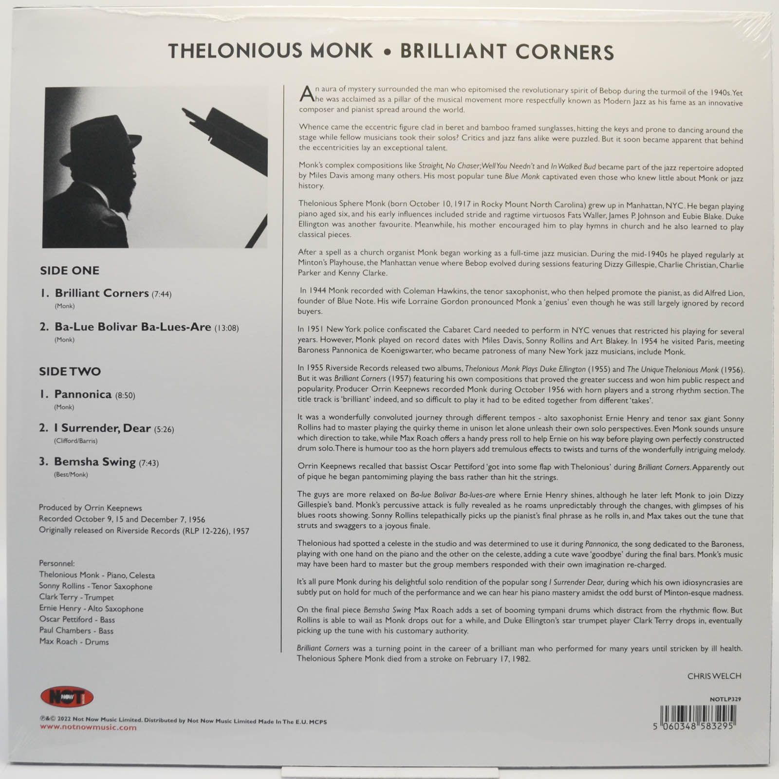 Thelonious Monk — Brilliant Corners, 1957