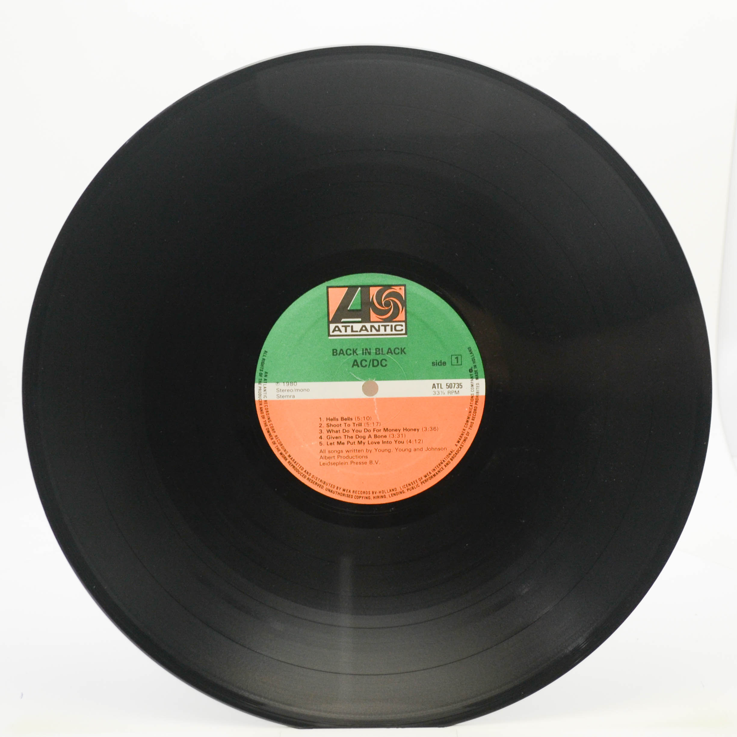 Виниловая пластинка AC/DC — Back In Black, 1980