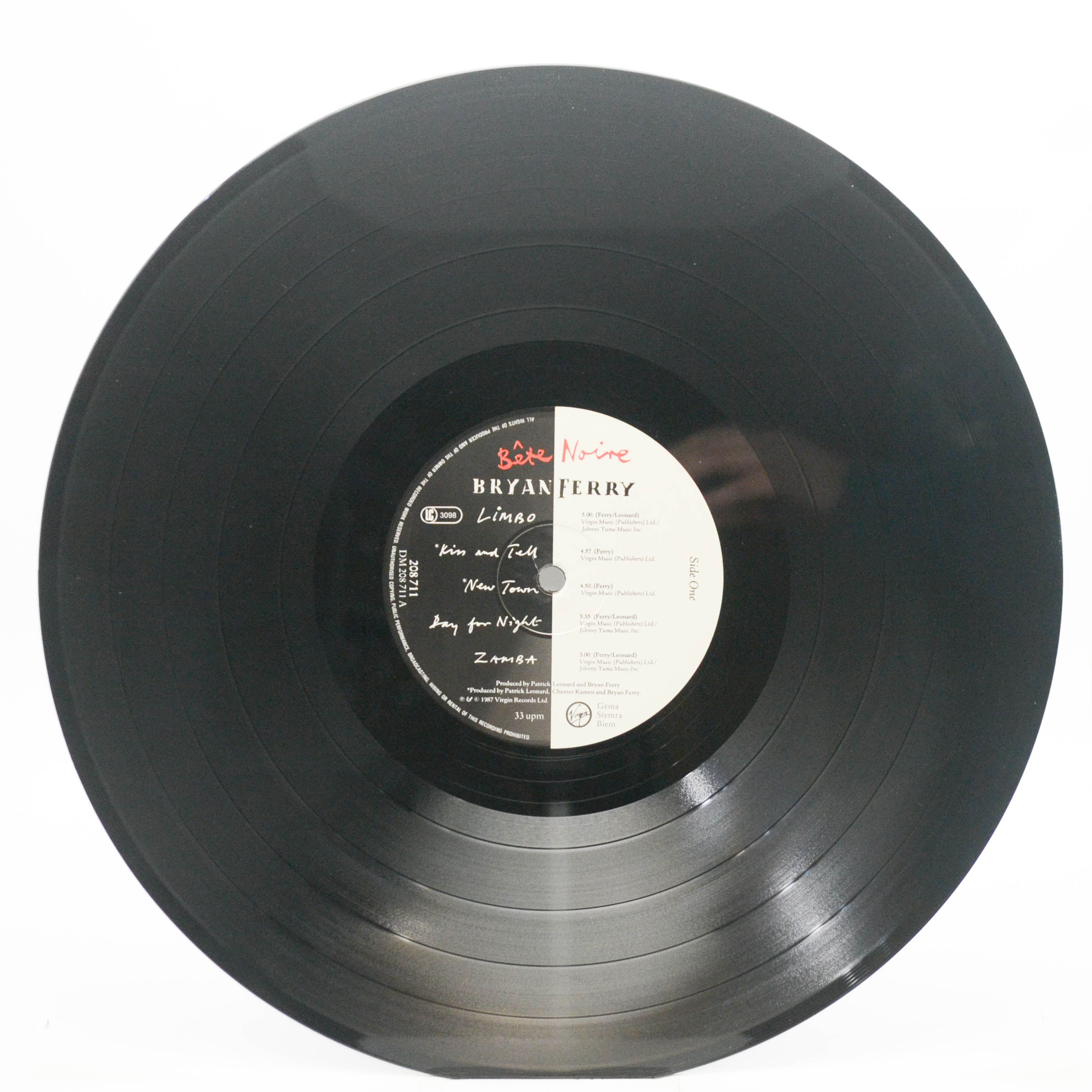 Bryan Ferry — Bête Noire, 1987