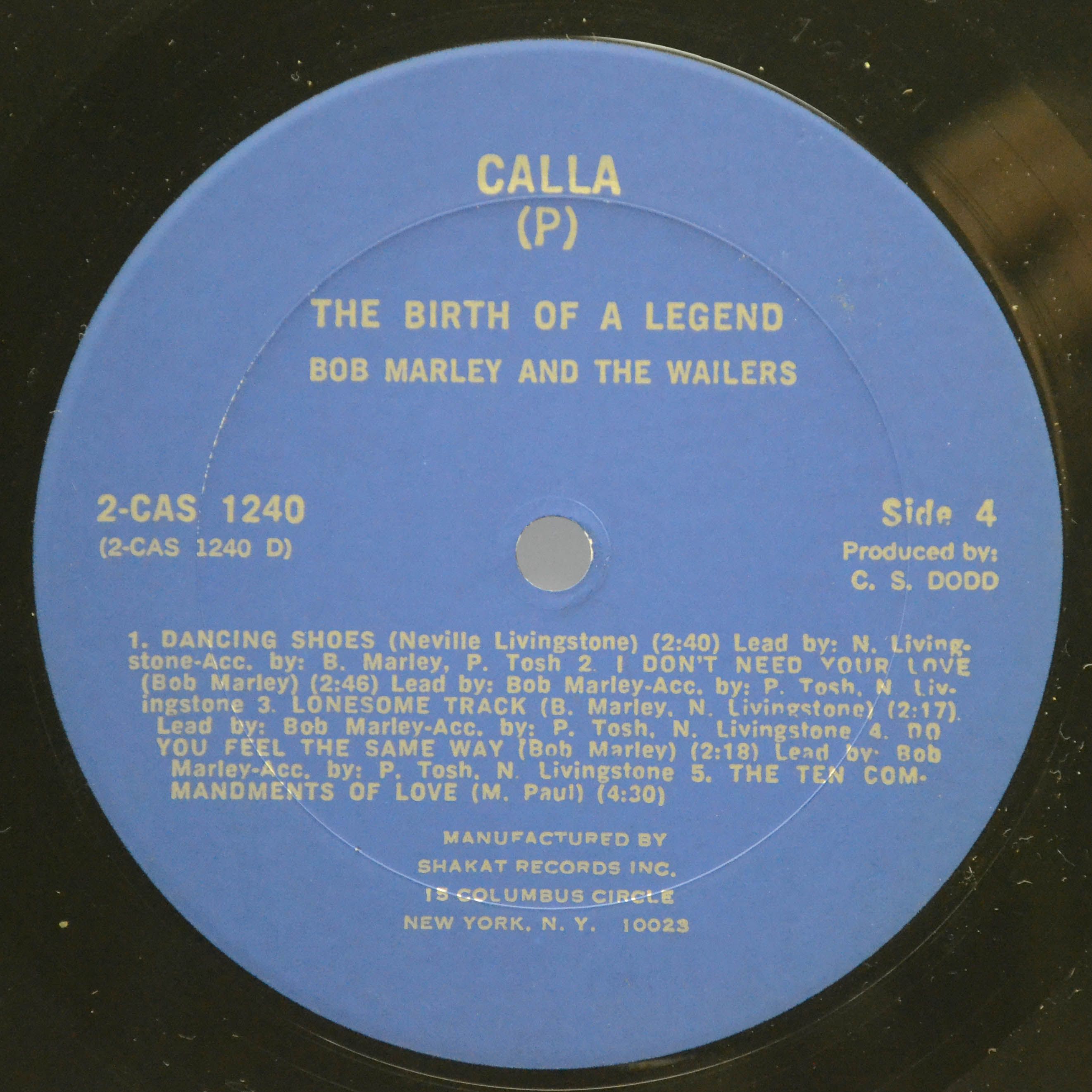 Bob Marley & The Wailers — The Birth Of A Legend (2LP, USA), 1980