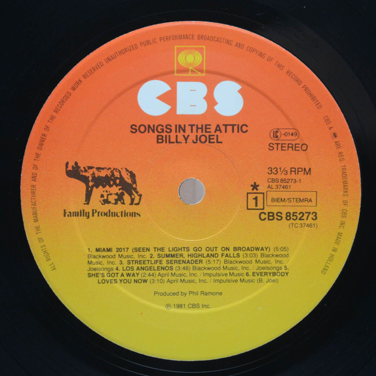 Billy Joel — Songs In The Attic, 1981