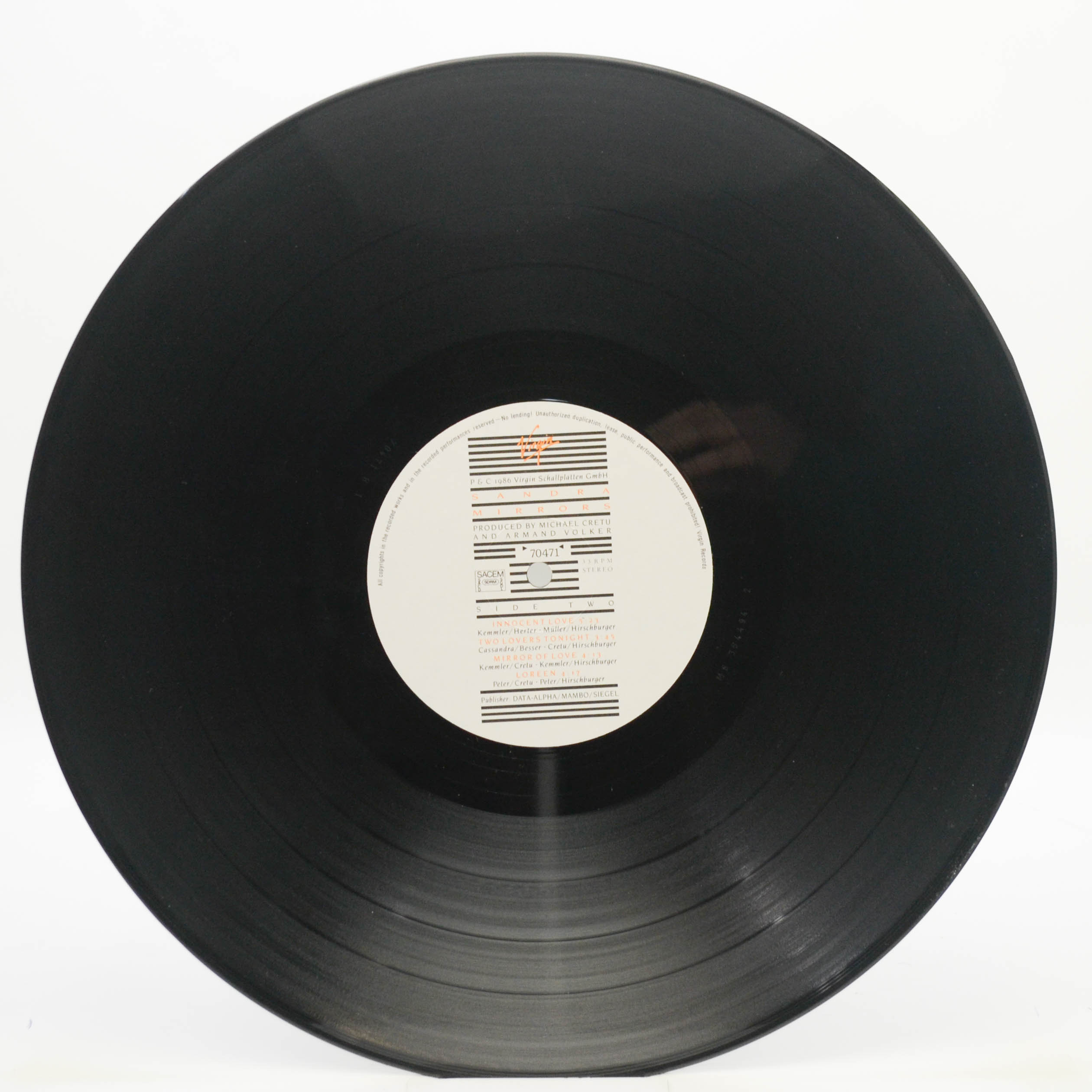 Sandra — Mirrors, 1986